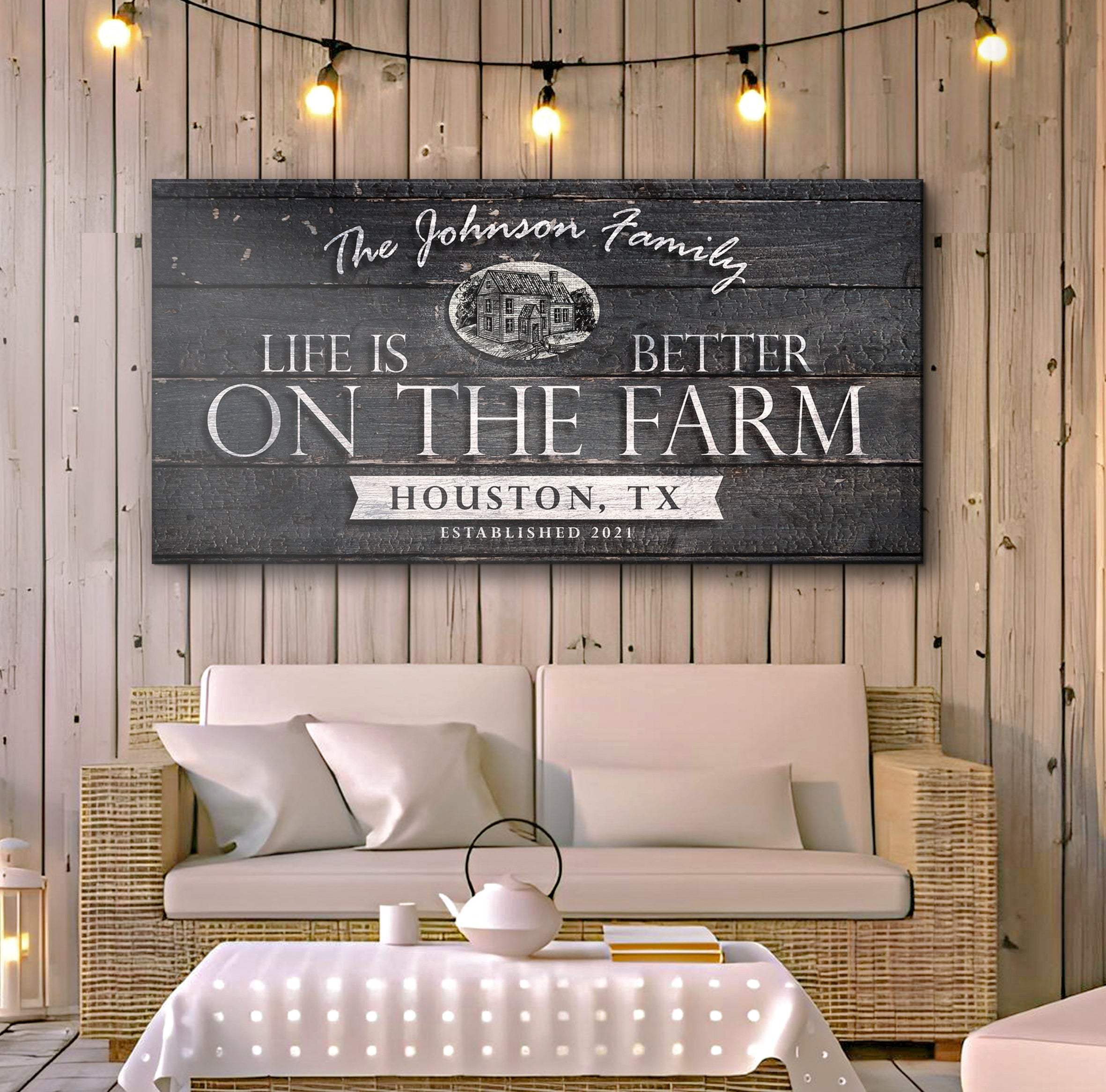 Life Is Better On The Farm Sign V - Image 2
