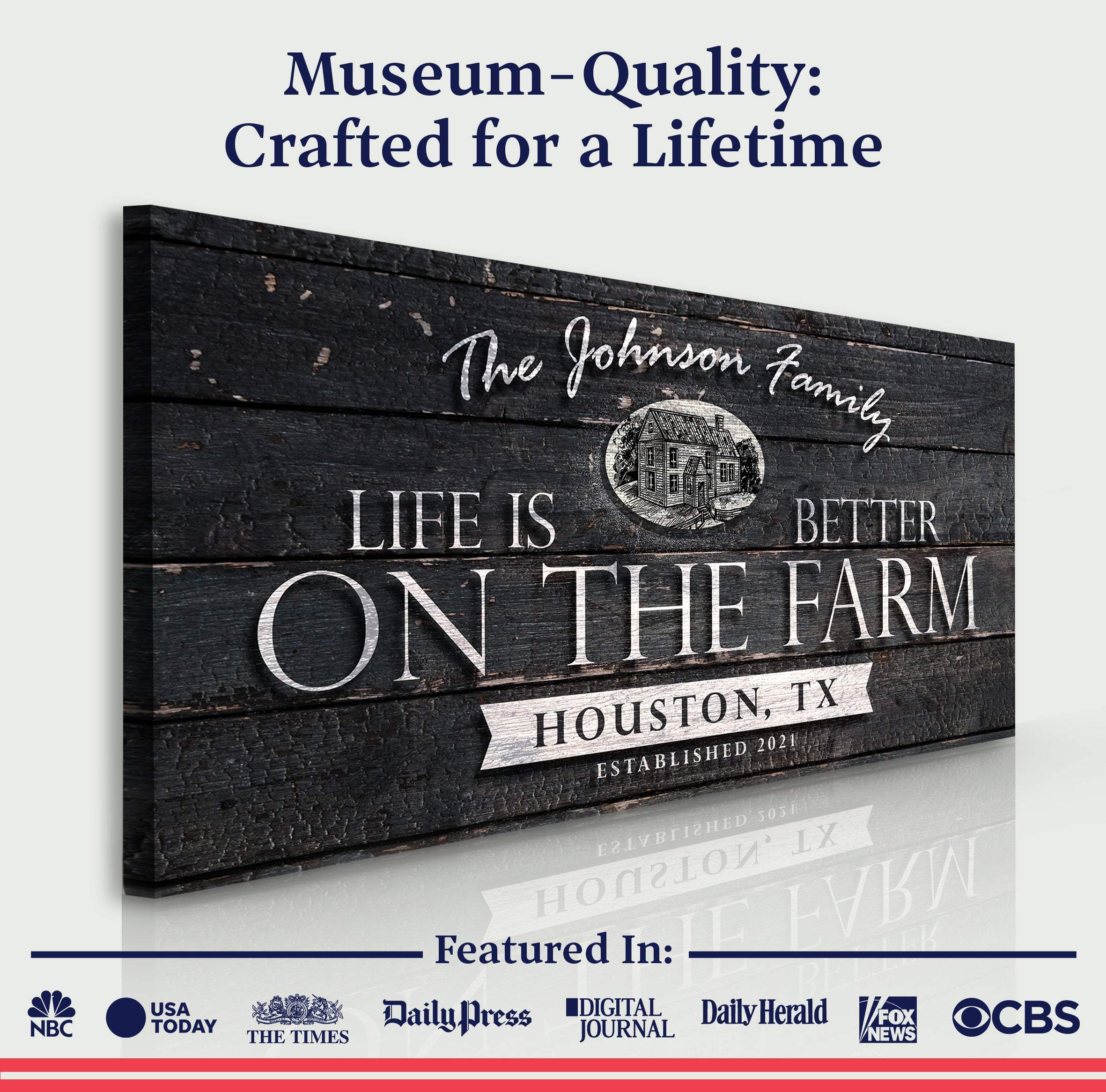 Life Is Better On The Farm Sign V - Image 3