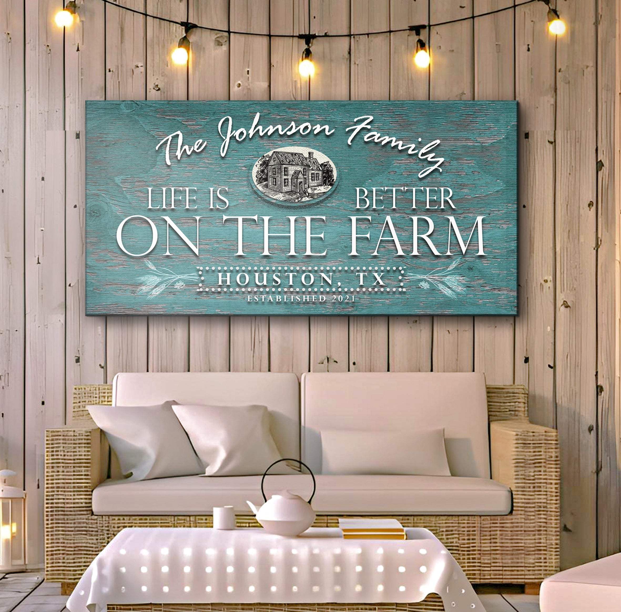 Life Is Better On The Farm Sign VI - Image 2