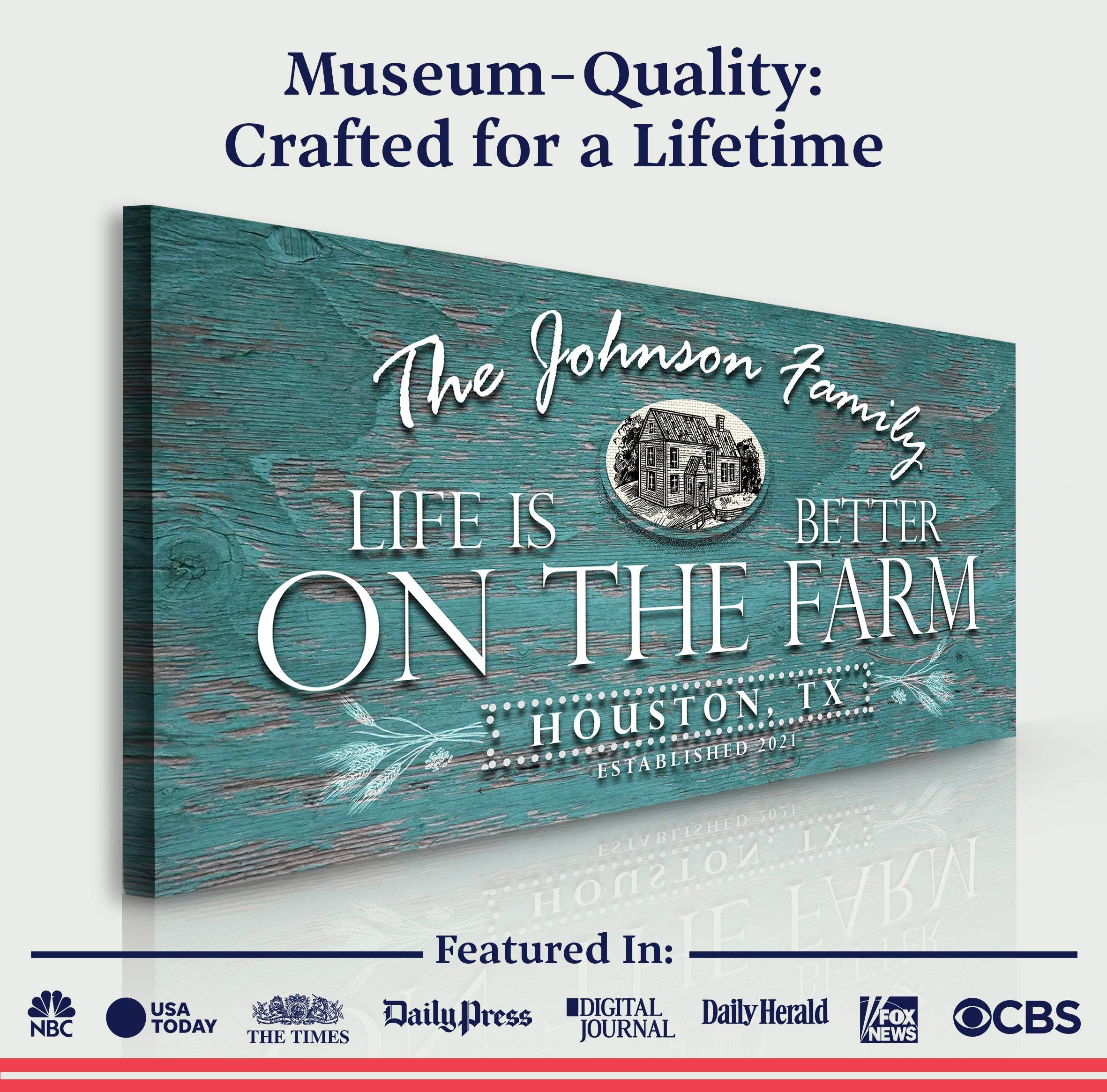 Life Is Better On The Farm Sign VI - Image 3