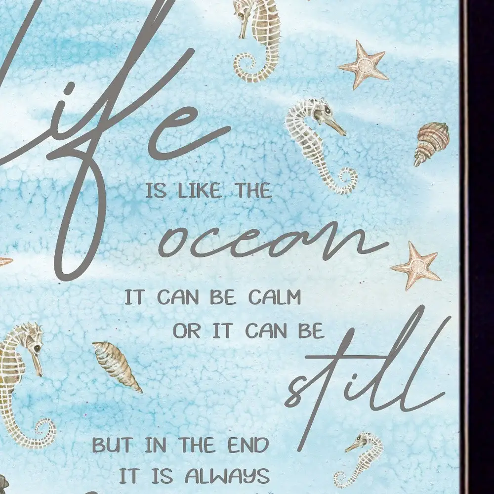 Life is Like 1 Black Framed Print Wall Art - Image 4