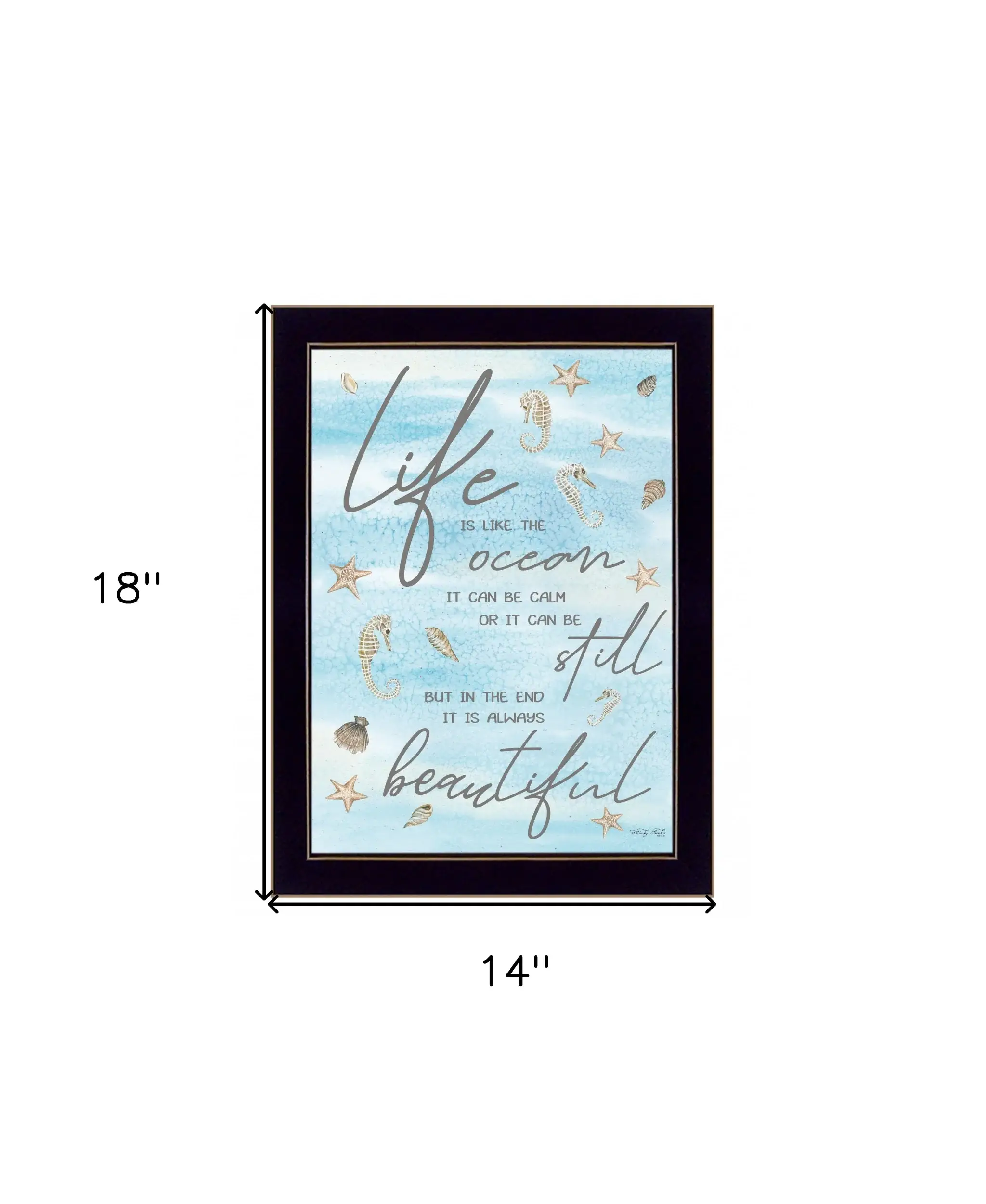 Life is Like 1 Black Framed Print Wall Art - Image 6