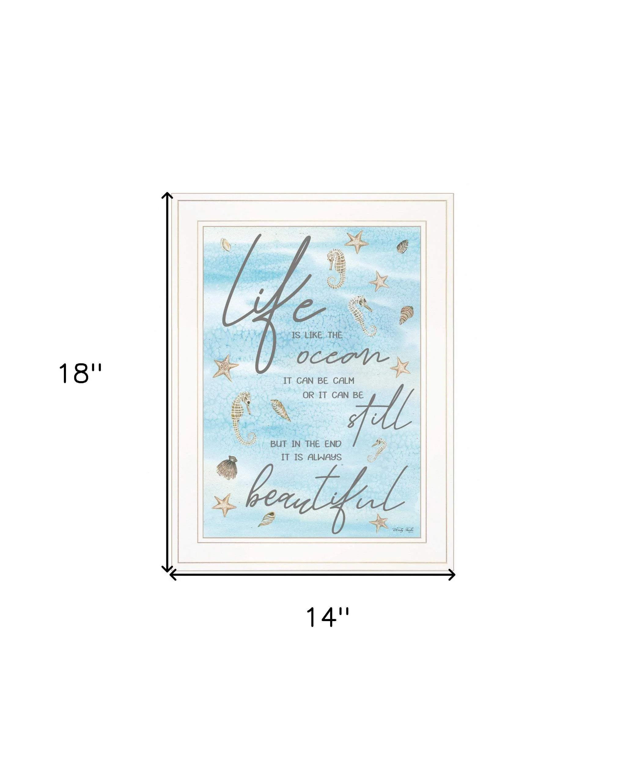 Life is Like 2 White Framed Print Wall Art - Image 6