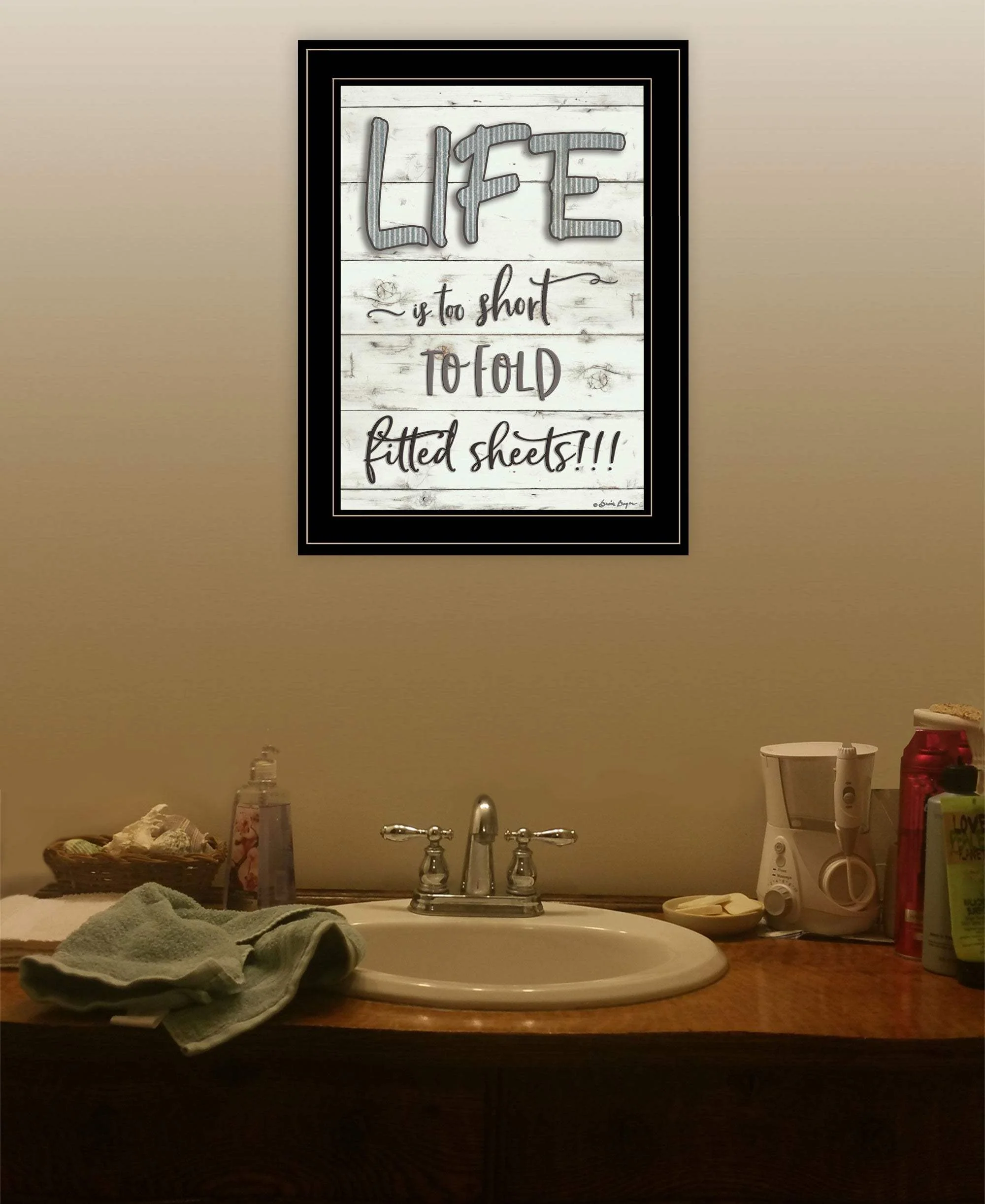 Life is too Short 2 Black Framed Print Wall Art - Image 4