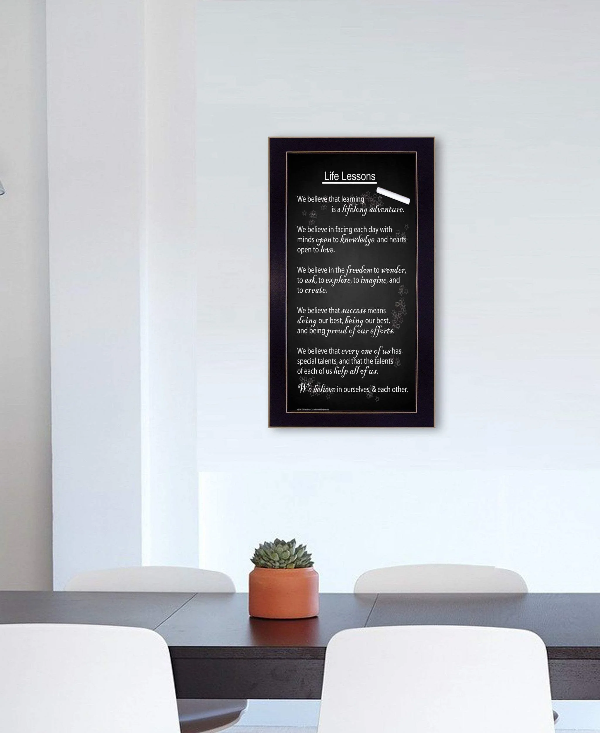 Life Lessons 5 Black Framed Print Wall Art - Image 5