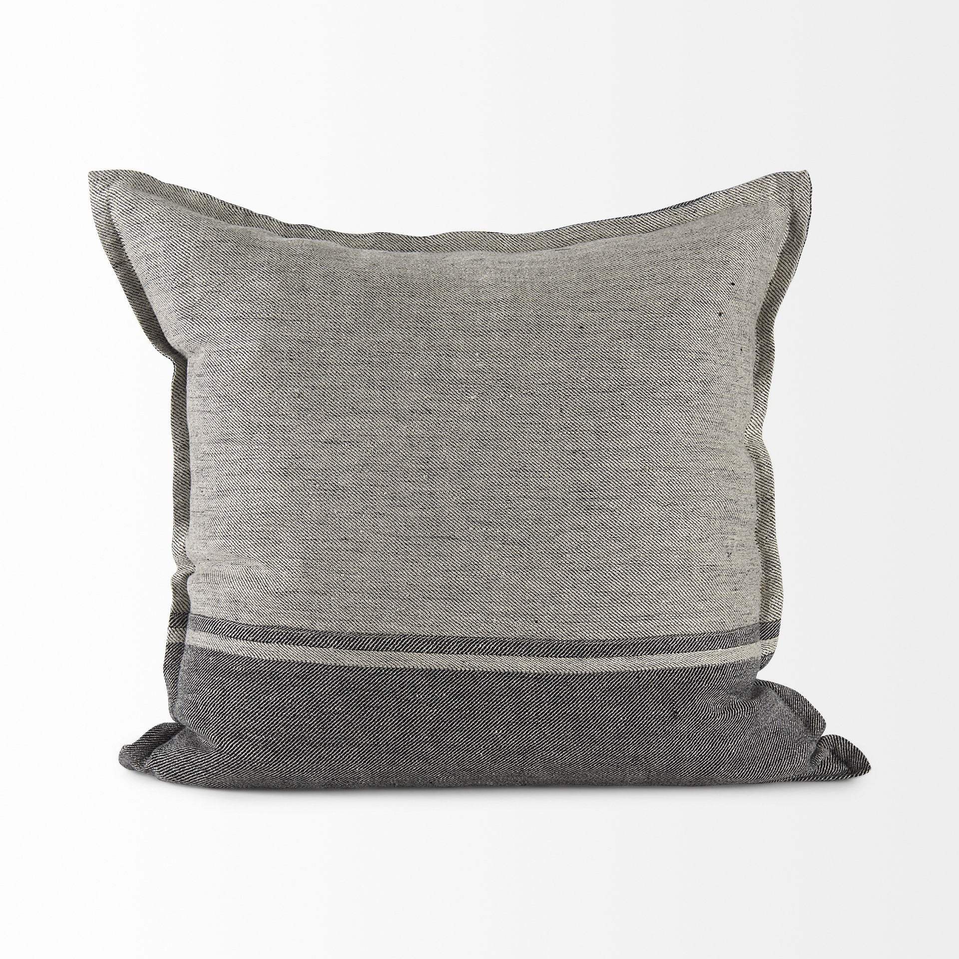 Light And Dark Gray Cushion Cover - Image 3