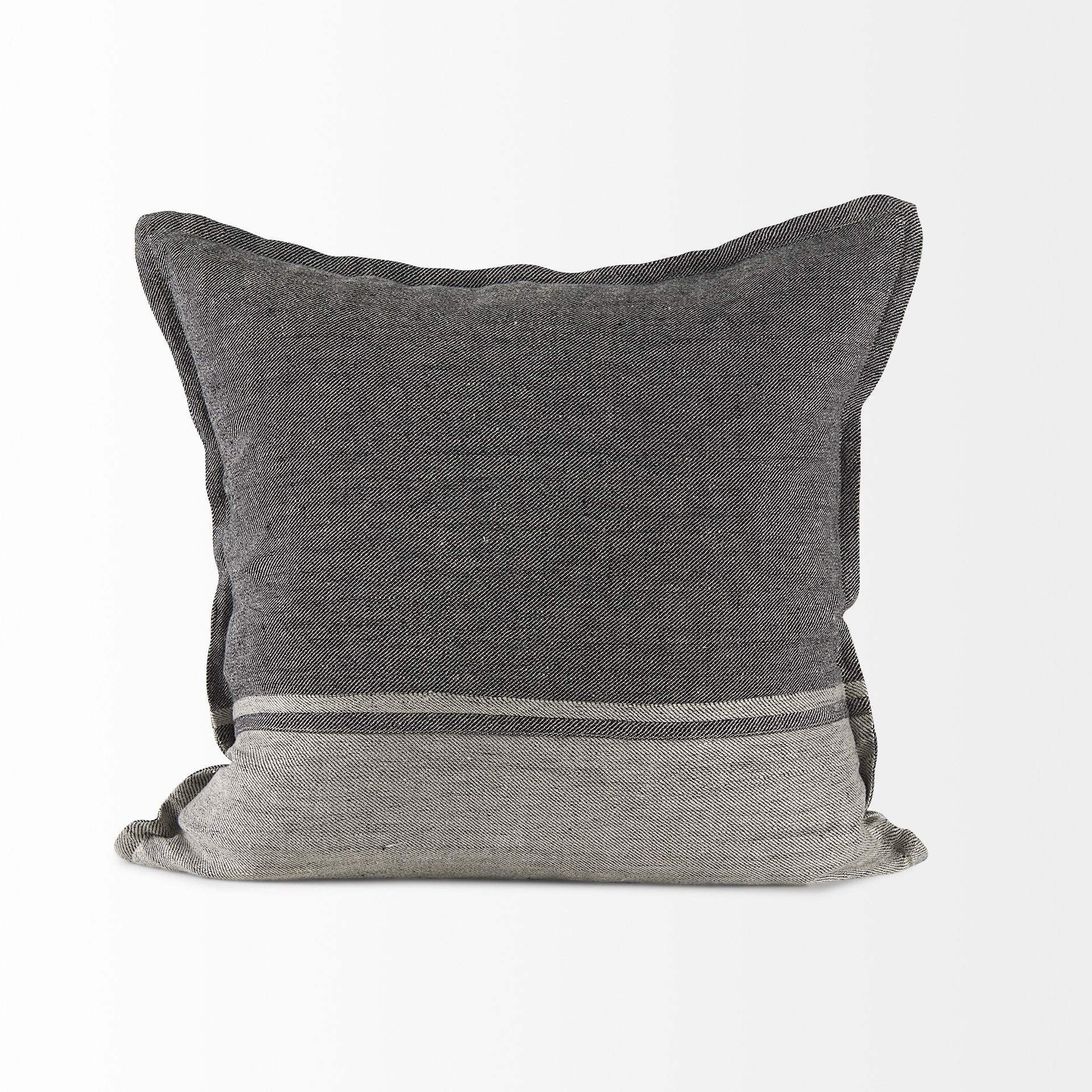 Light And Dark Gray Cushion Cover - Image 5