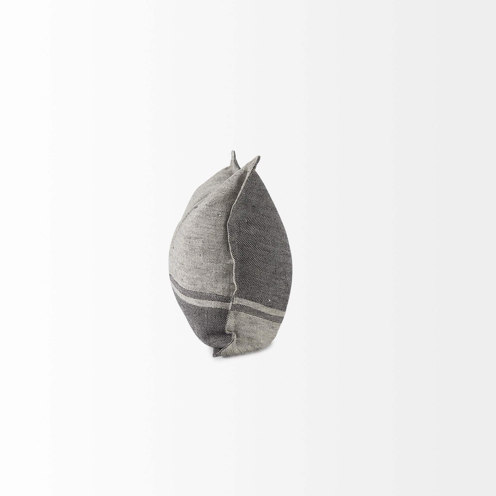 Light And Dark Gray Lumbar Throw Pillow Cover - Image 4