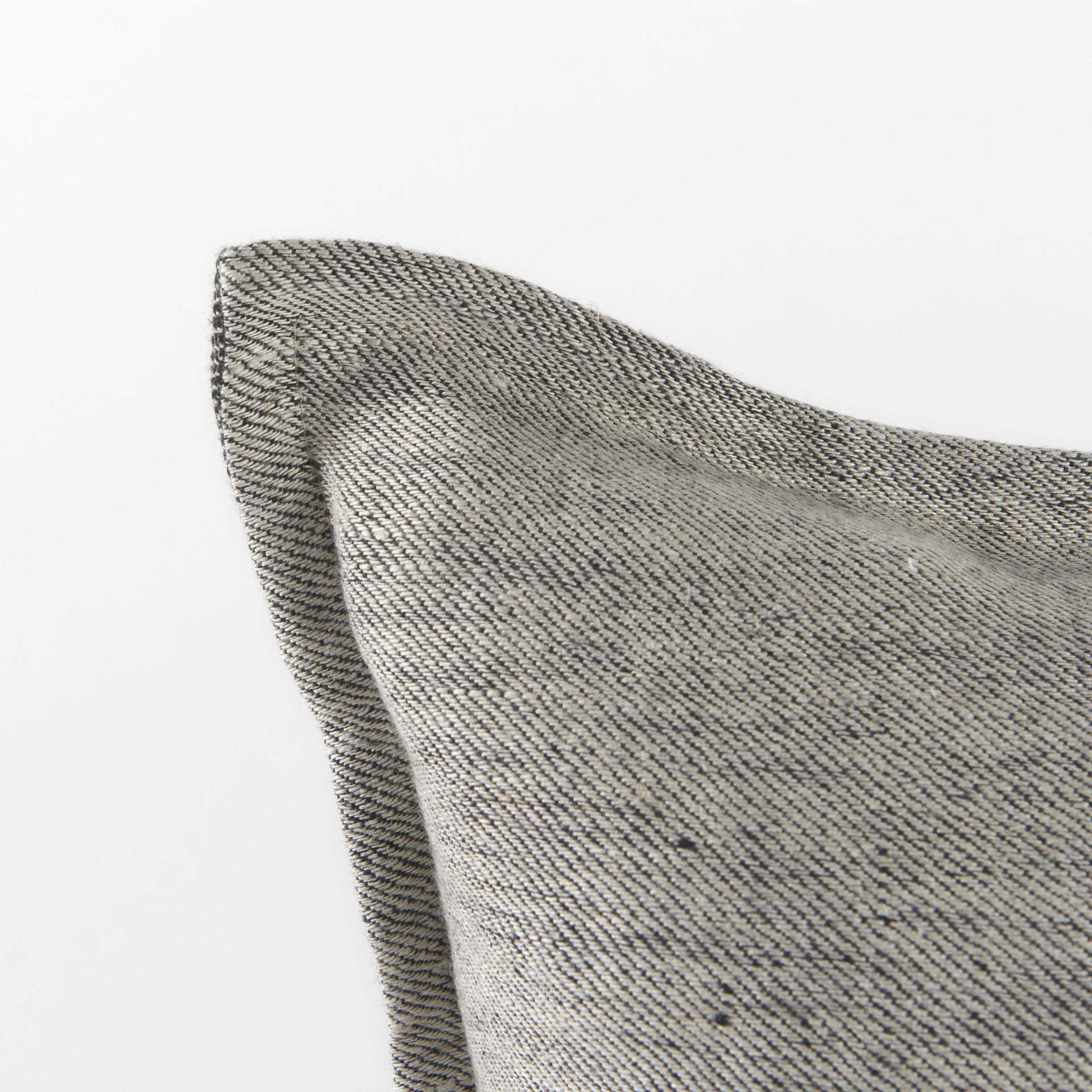 Light And Dark Gray Lumbar Throw Pillow Cover - Image 7