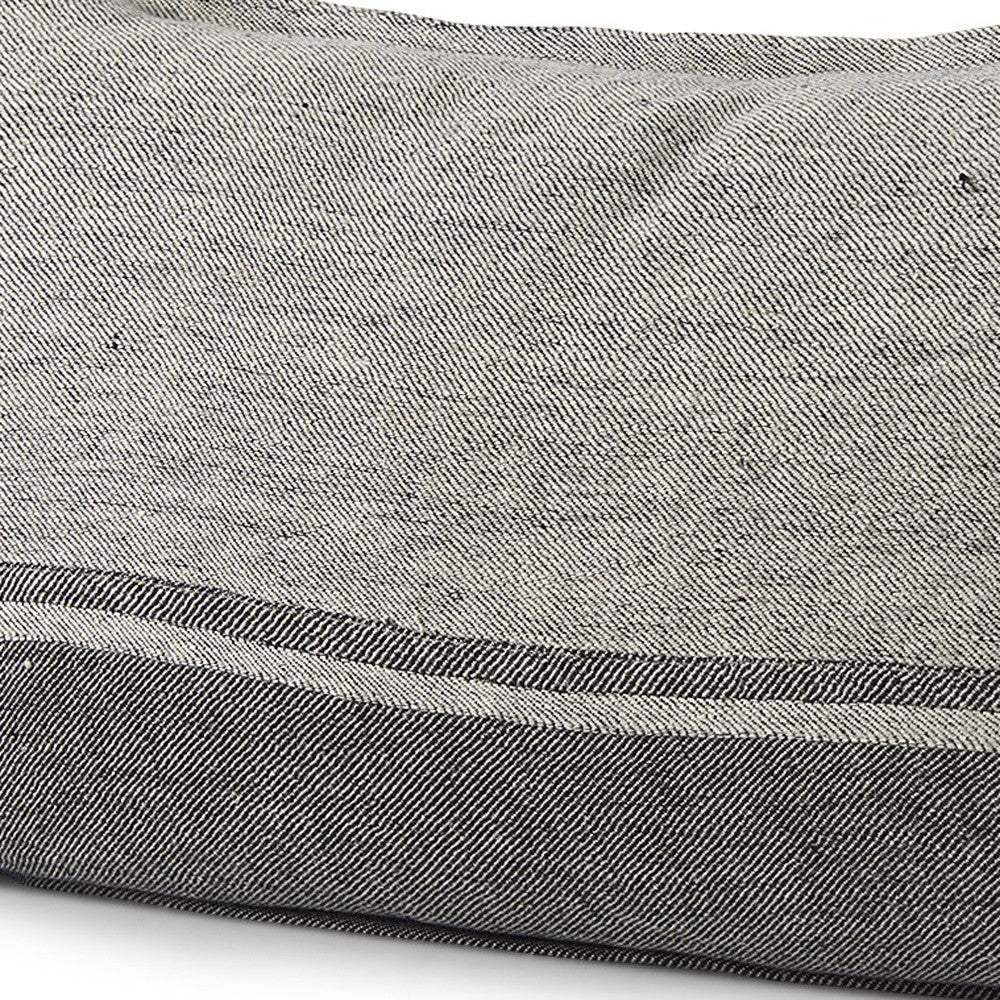 Light And Dark Gray Lumbar Throw Pillow Cover - Image 9