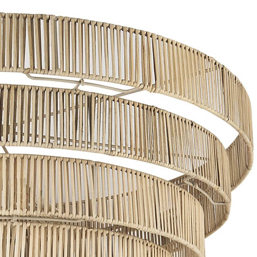 Light Brown Six Tier Hanging Chandelier - Image 8