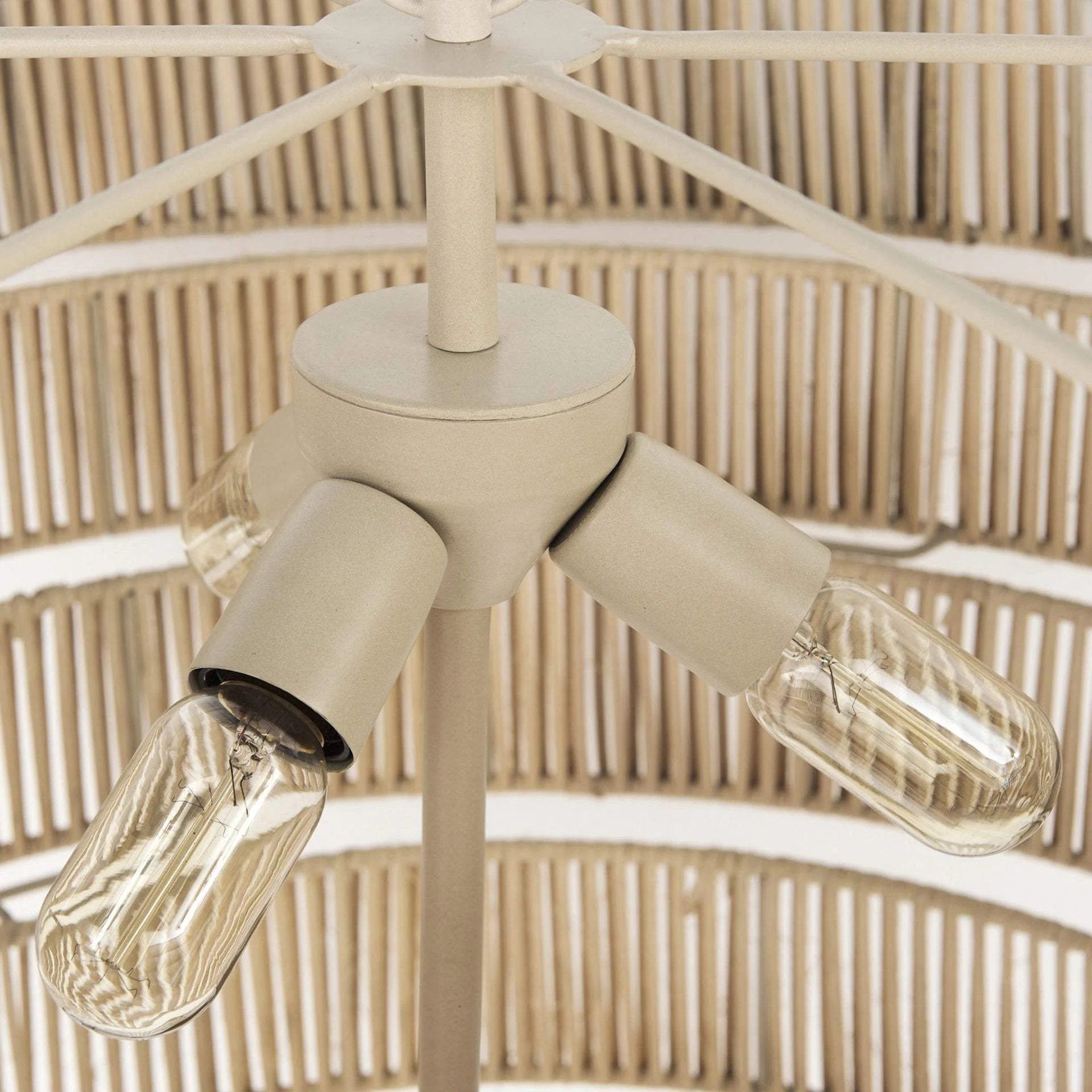Light Brown Six Tier Hanging Chandelier - Image 9