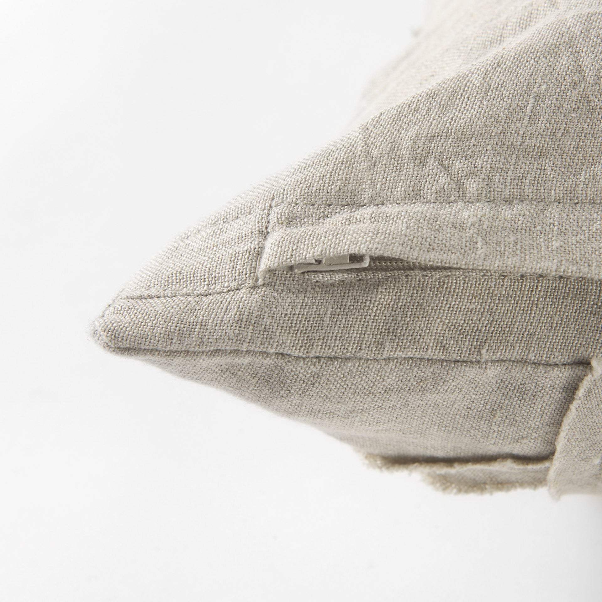 Light Gray Chevron Textured Lumbar Pillow Cover - Image 8