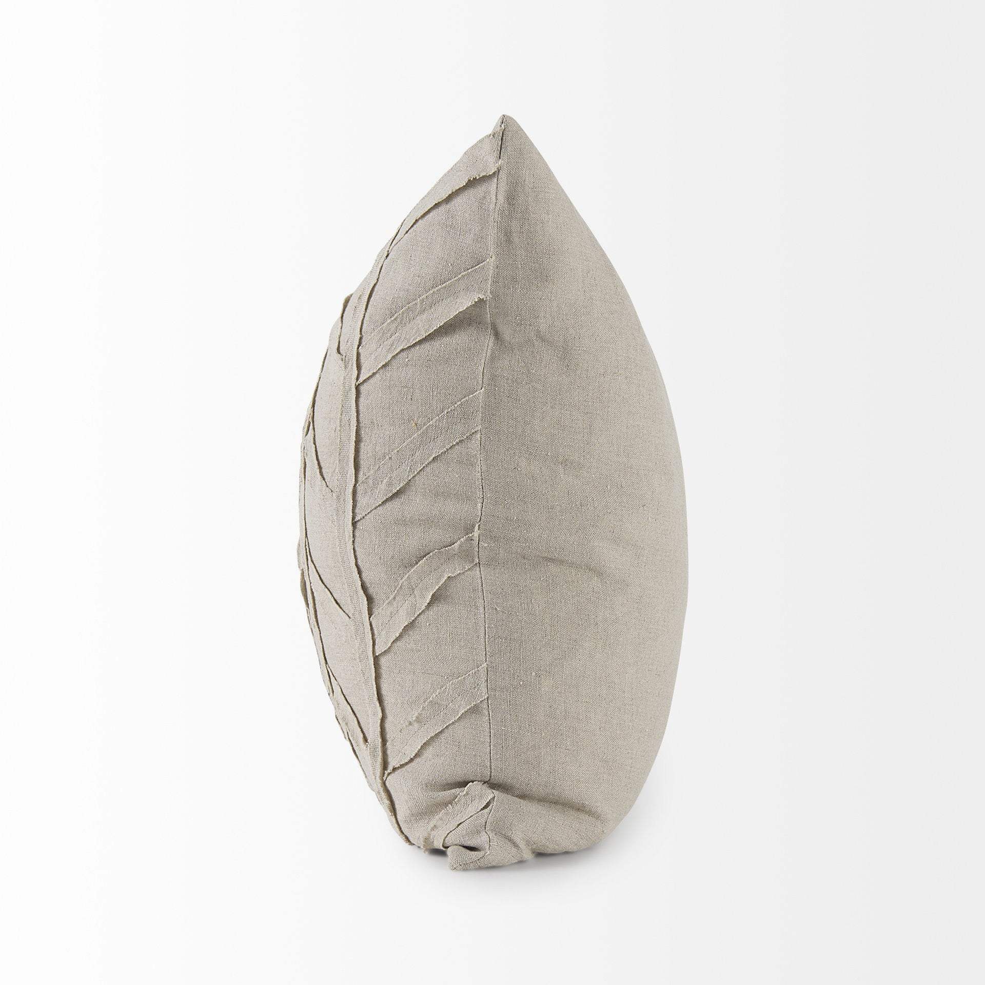 Light Gray Chevron Textured Pillow Cover - Image 4