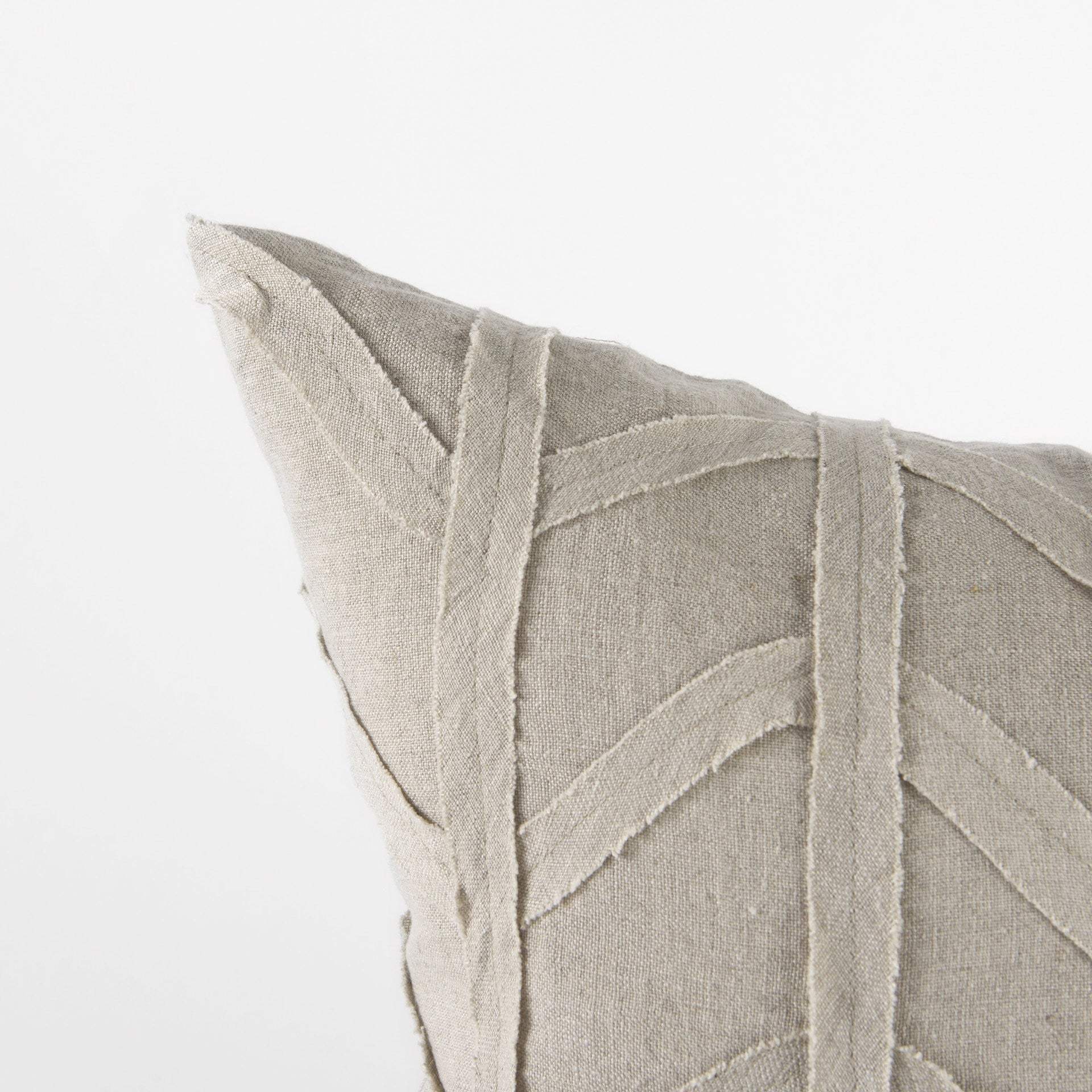 Light Gray Chevron Textured Pillow Cover - Image 7