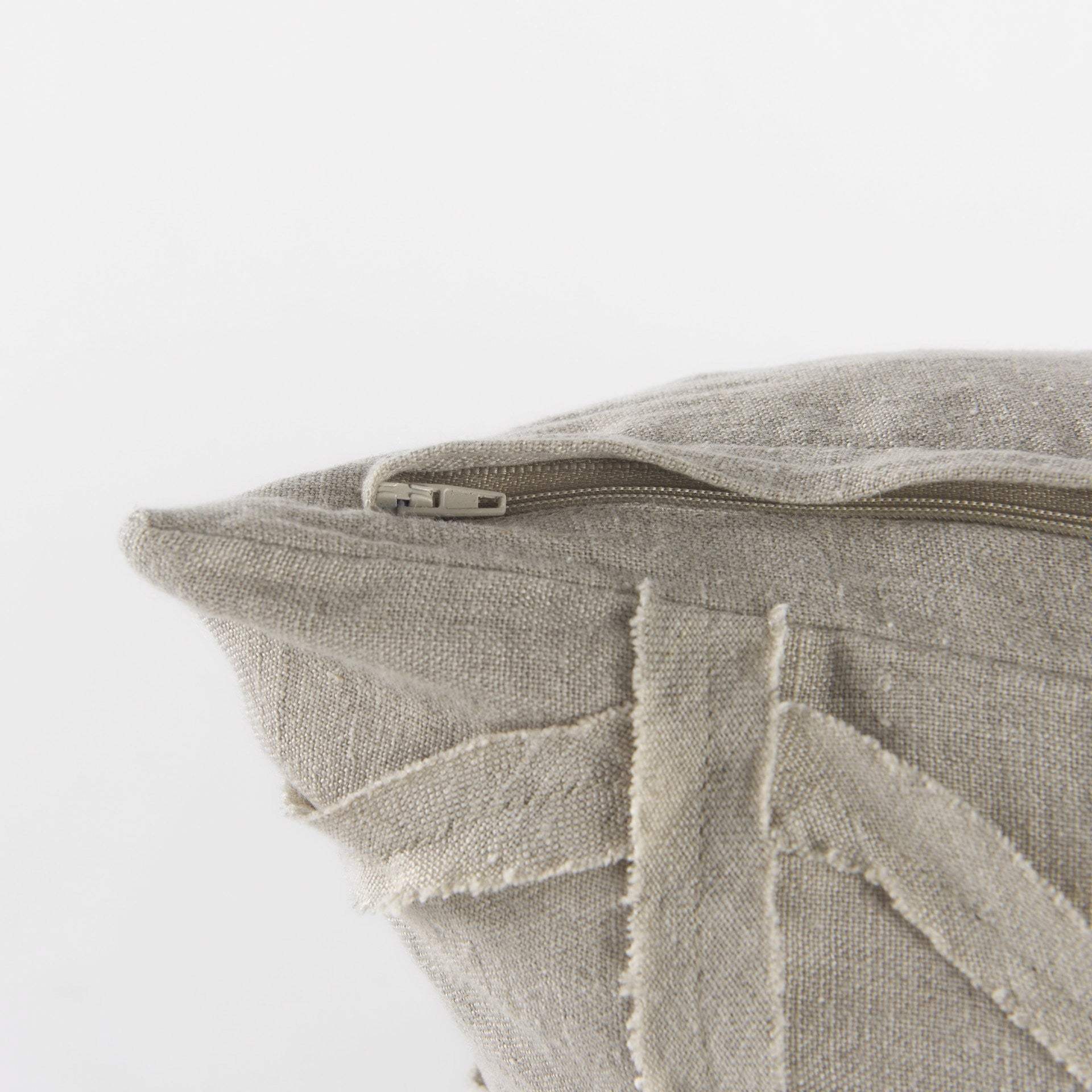Light Gray Chevron Textured Pillow Cover - Image 8