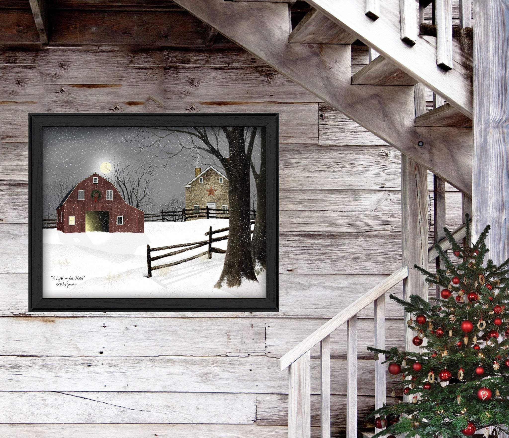 Light in the Stable 6 Black Framed Print Wall Art - Image 4