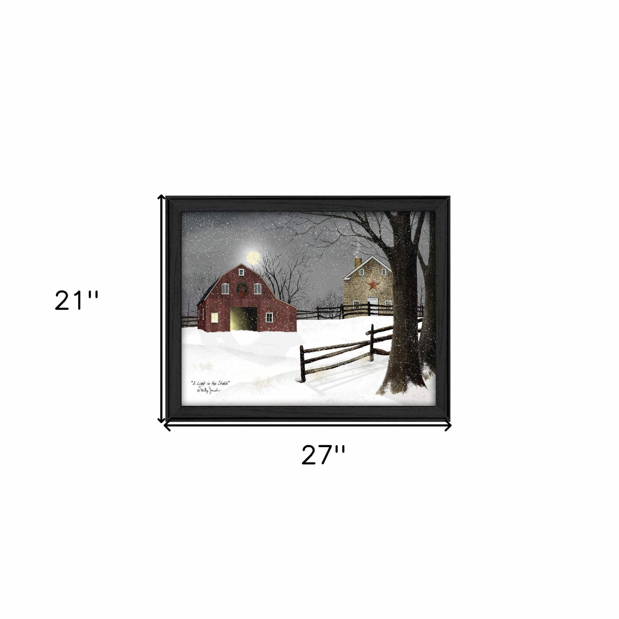 Light in the Stable 6 Black Framed Print Wall Art - Image 5