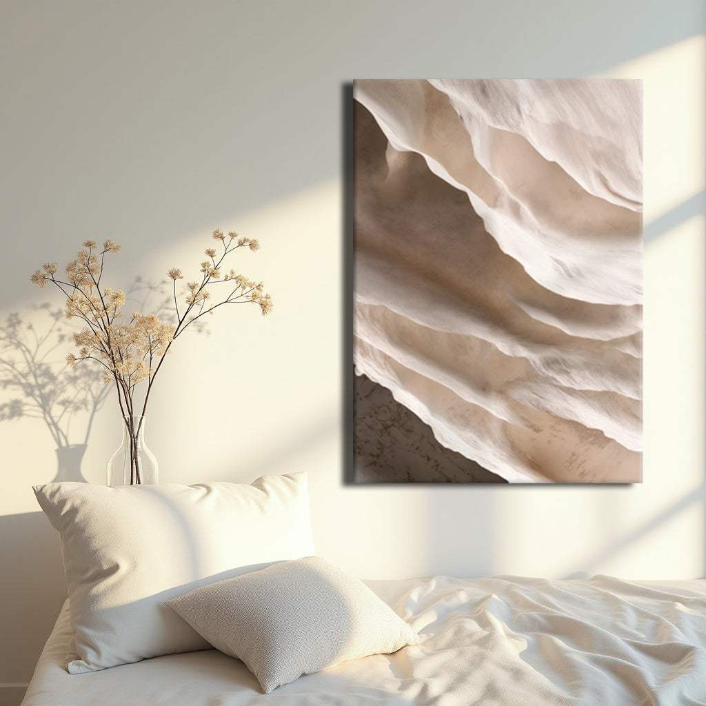Light Neutral Impasto Wall Art - Image 2