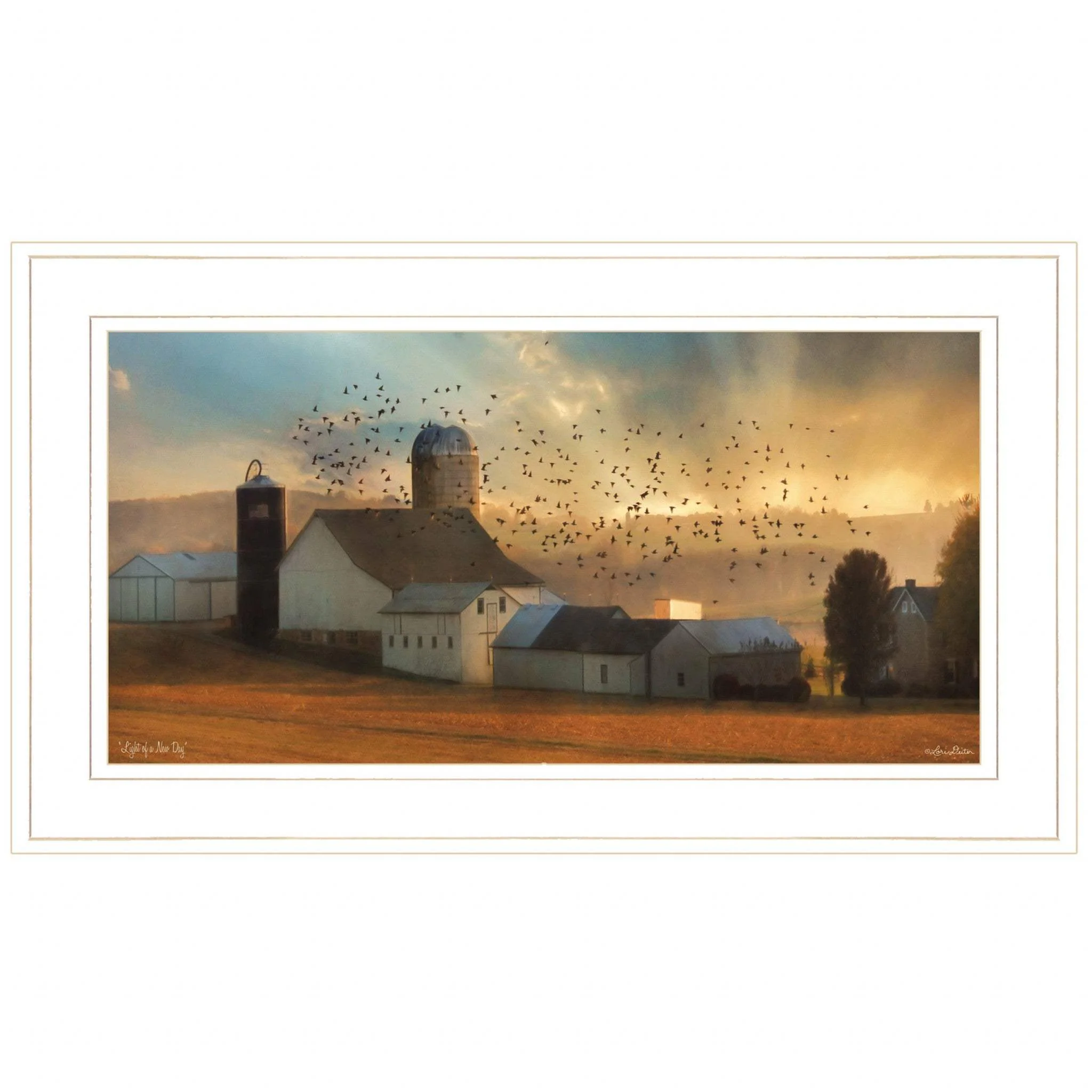 Light of a New Day 2 White Framed Print Wall Art - Image 2