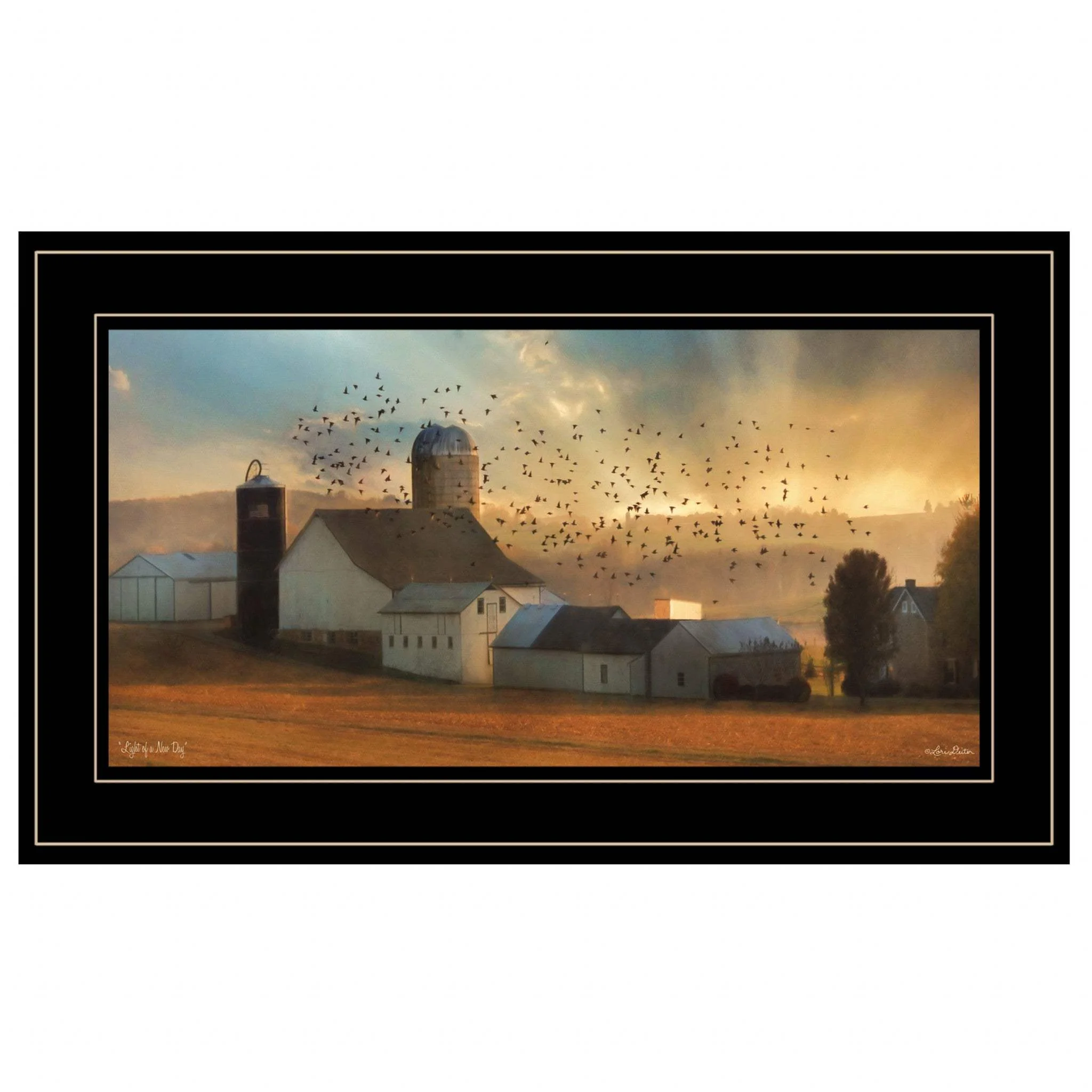 Light of a New Day 3 Black Framed Print Wall Art - Image 2