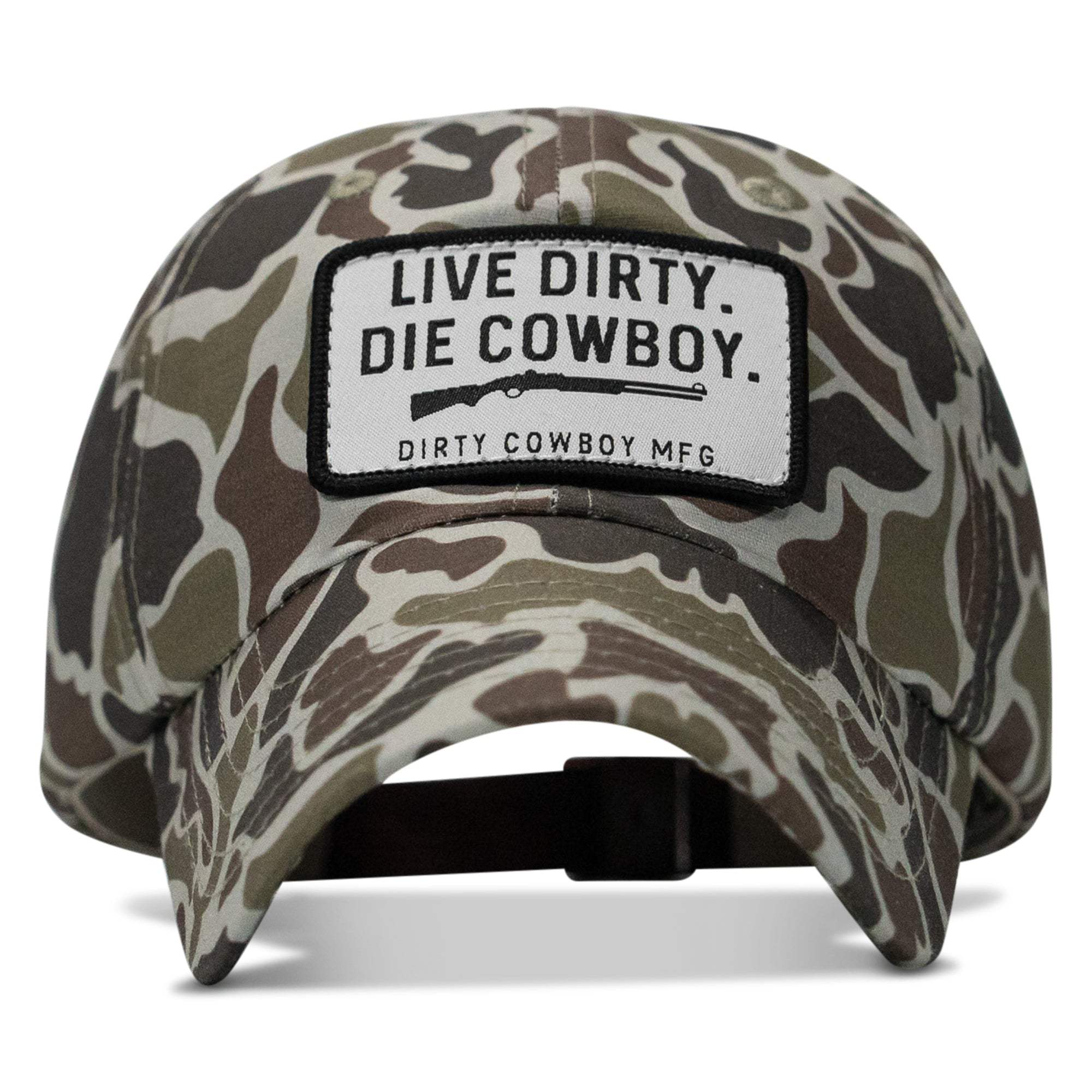Live Dirty. Die Cowboy Patch Ripstop Hat