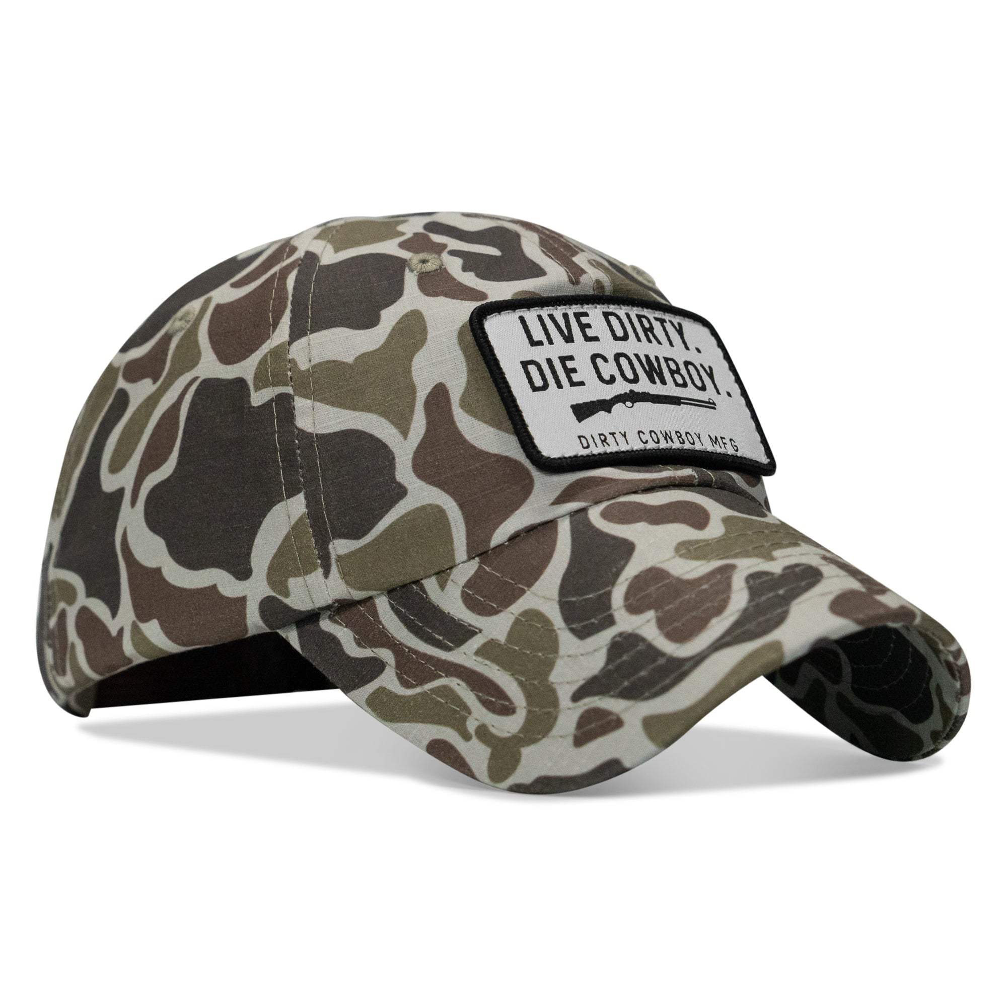 Live Dirty. Die Cowboy Patch Ripstop Hat - Image 3