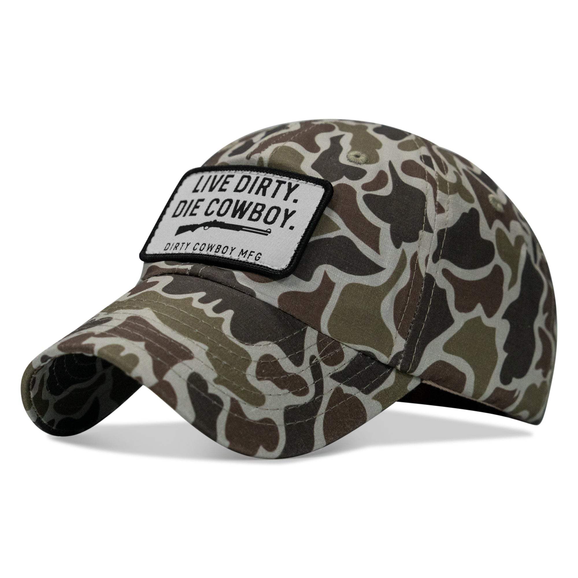 Live Dirty. Die Cowboy Patch Ripstop Hat - Image 5