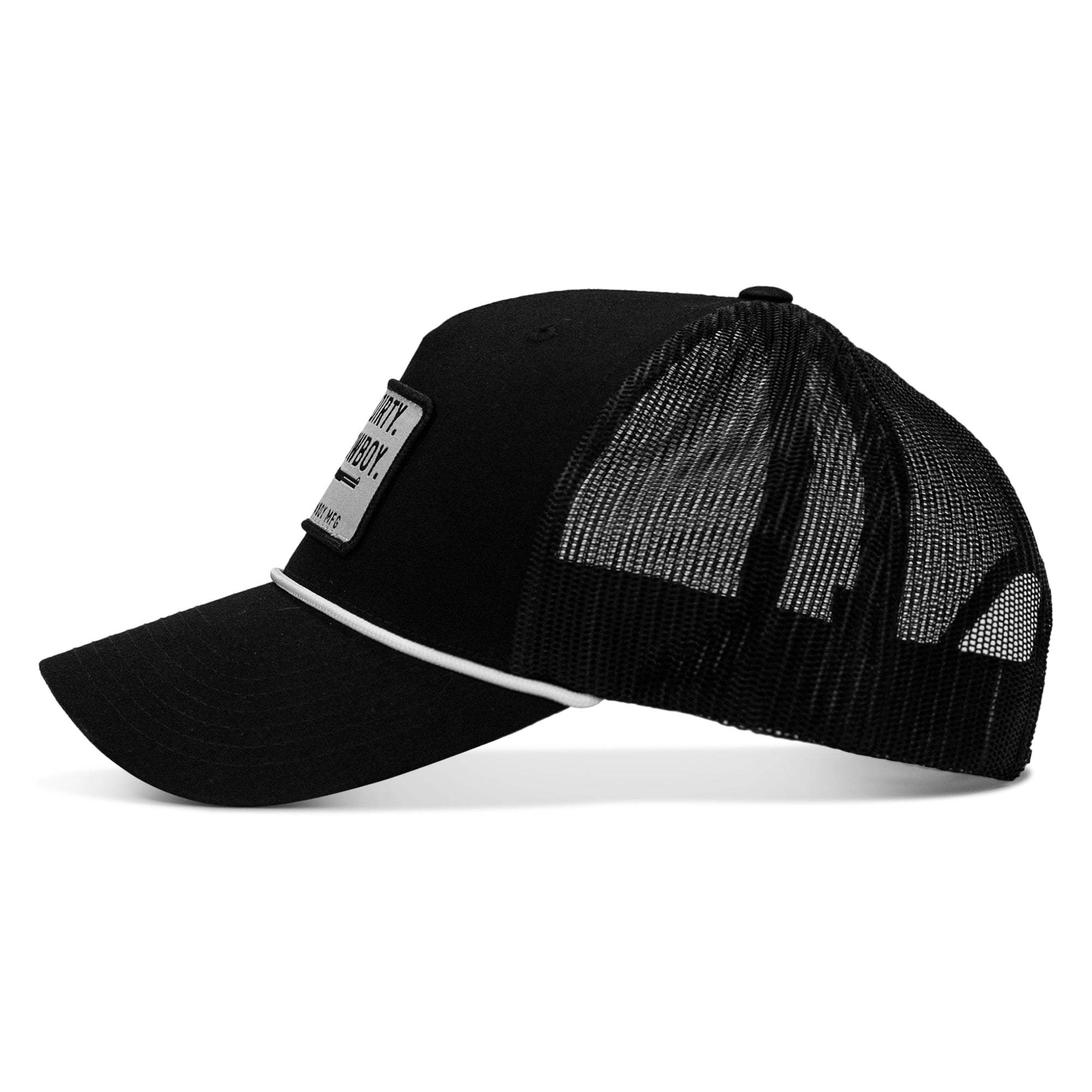 Live Dirty Die Cowboy Patch Rope Snapback Hat - Image 4