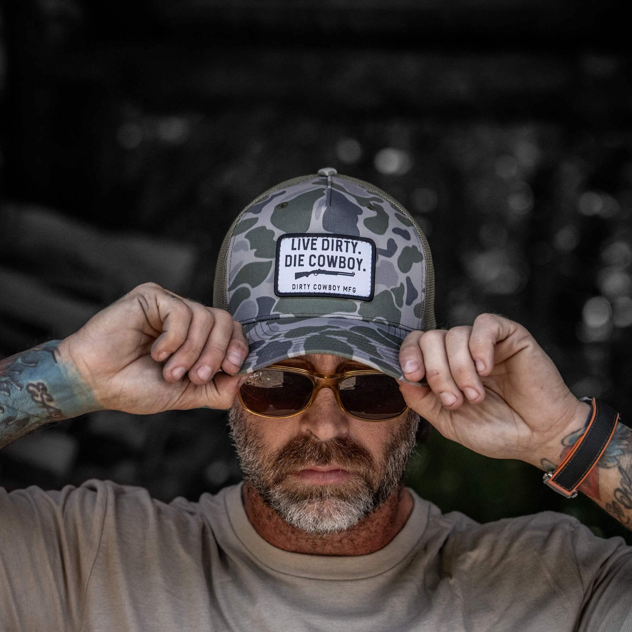 Live Dirty. Die Cowboy. SnapBack Hat - Image 23