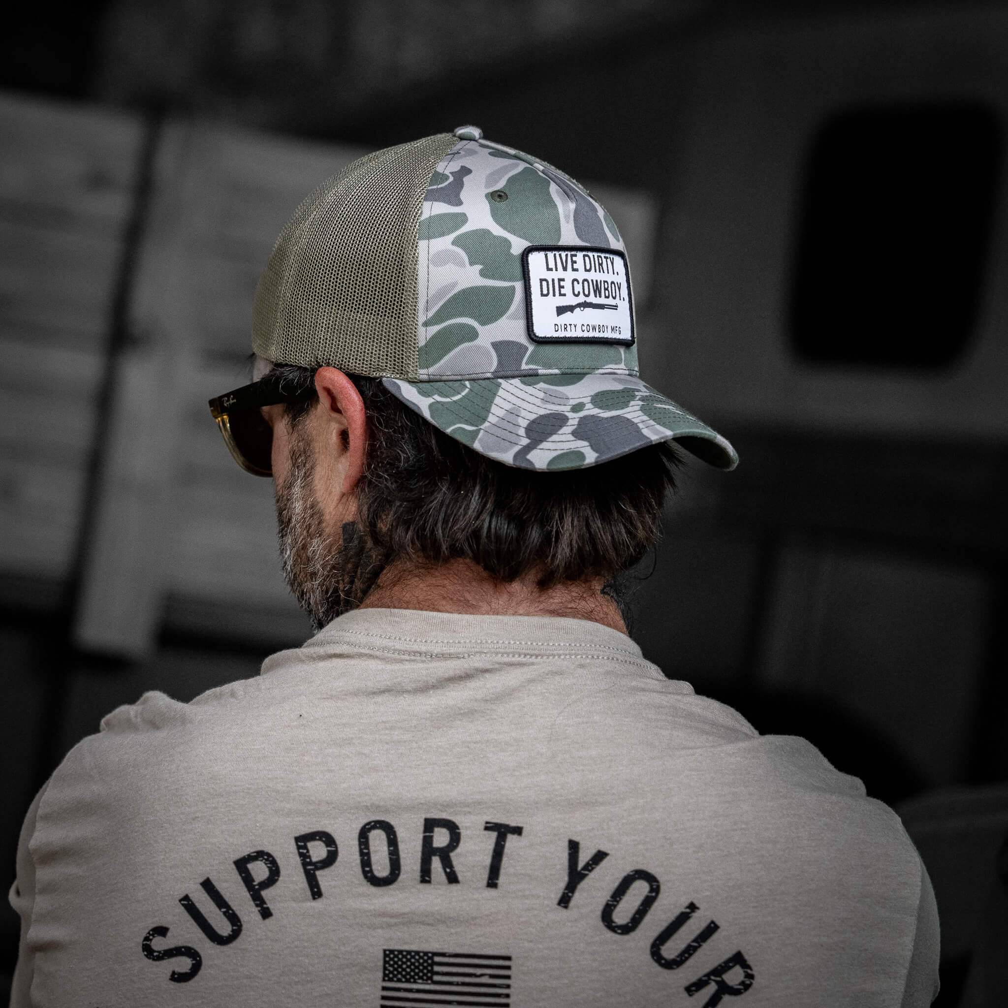 Live Dirty. Die Cowboy. SnapBack Hat - Image 26