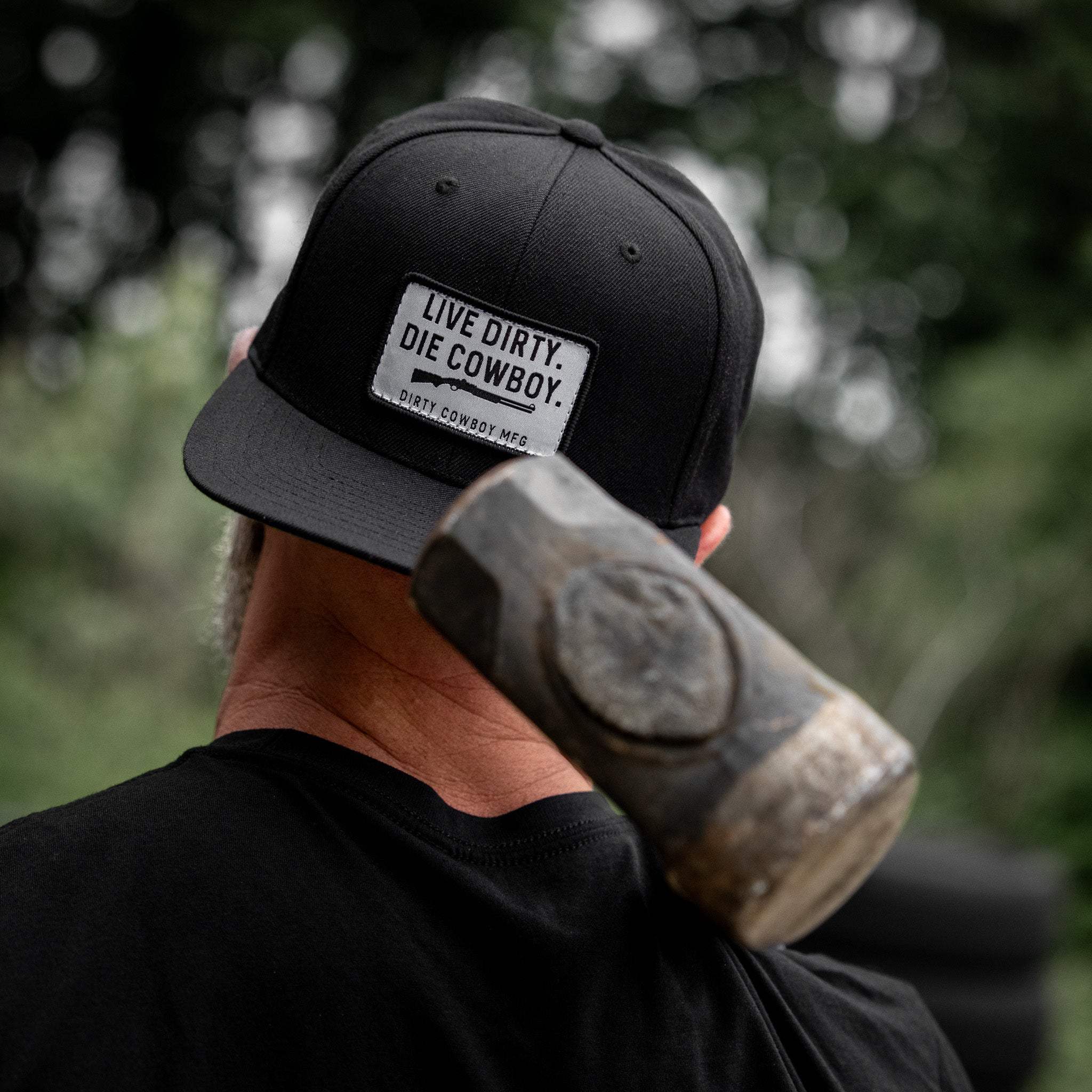 Live Dirty. Die Cowboy. SnapBack Hat - Image 7
