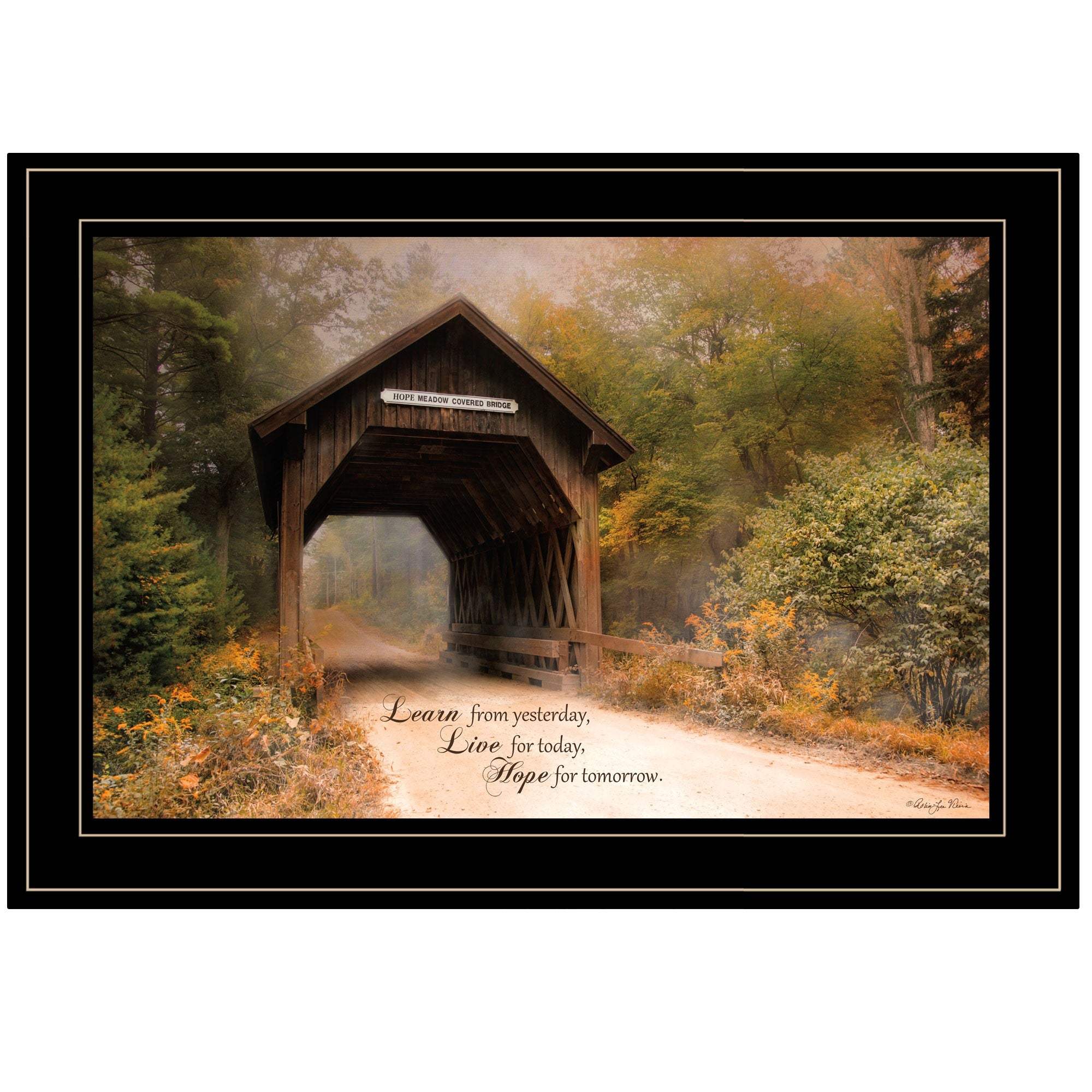 Live for Today 2 Black Framed Print Wall Art - Image 2