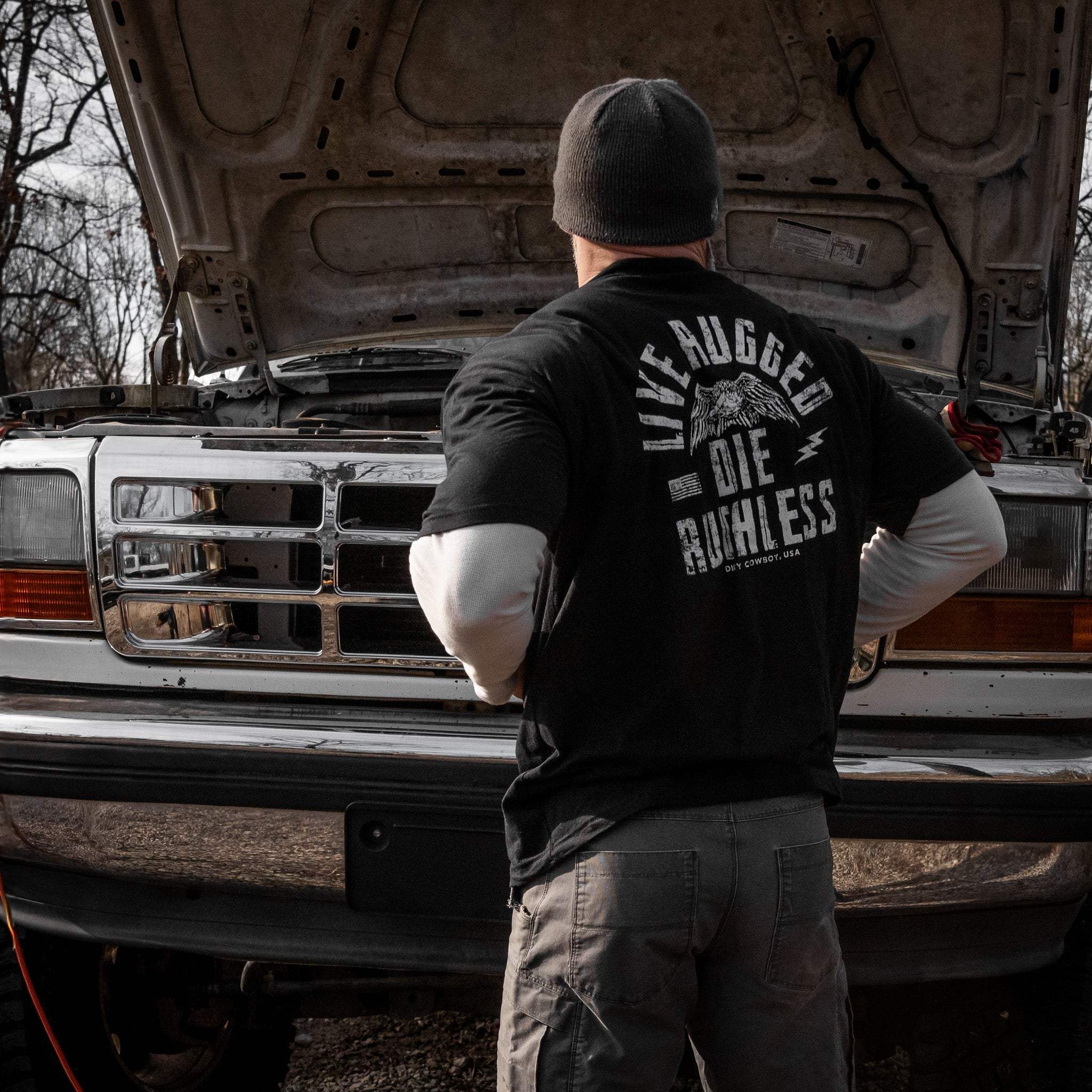 Live Rugged Die Ruthless Men's T-Shirt - Image 12