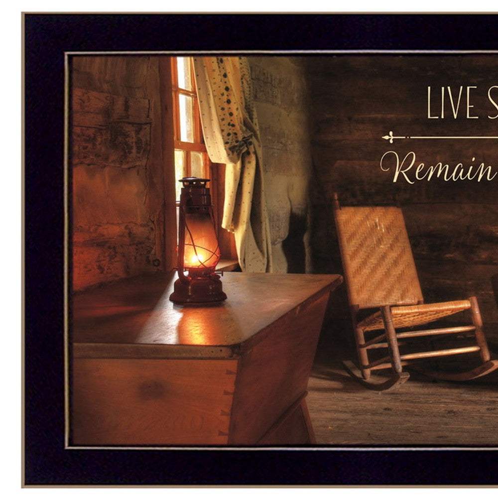 Live Simply 3 Black Framed Print Wall Art - Image 5