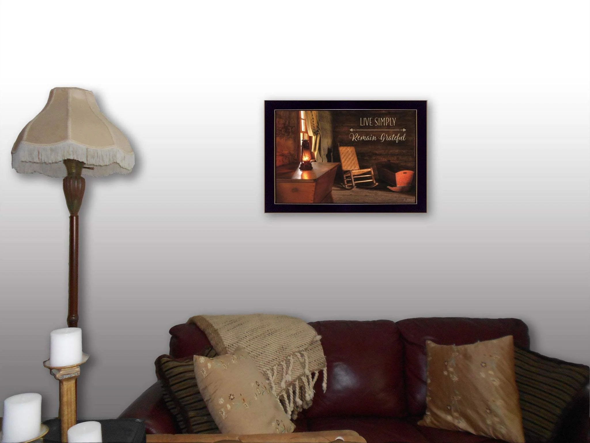 Live Simply 3 Black Framed Print Wall Art - Image 6