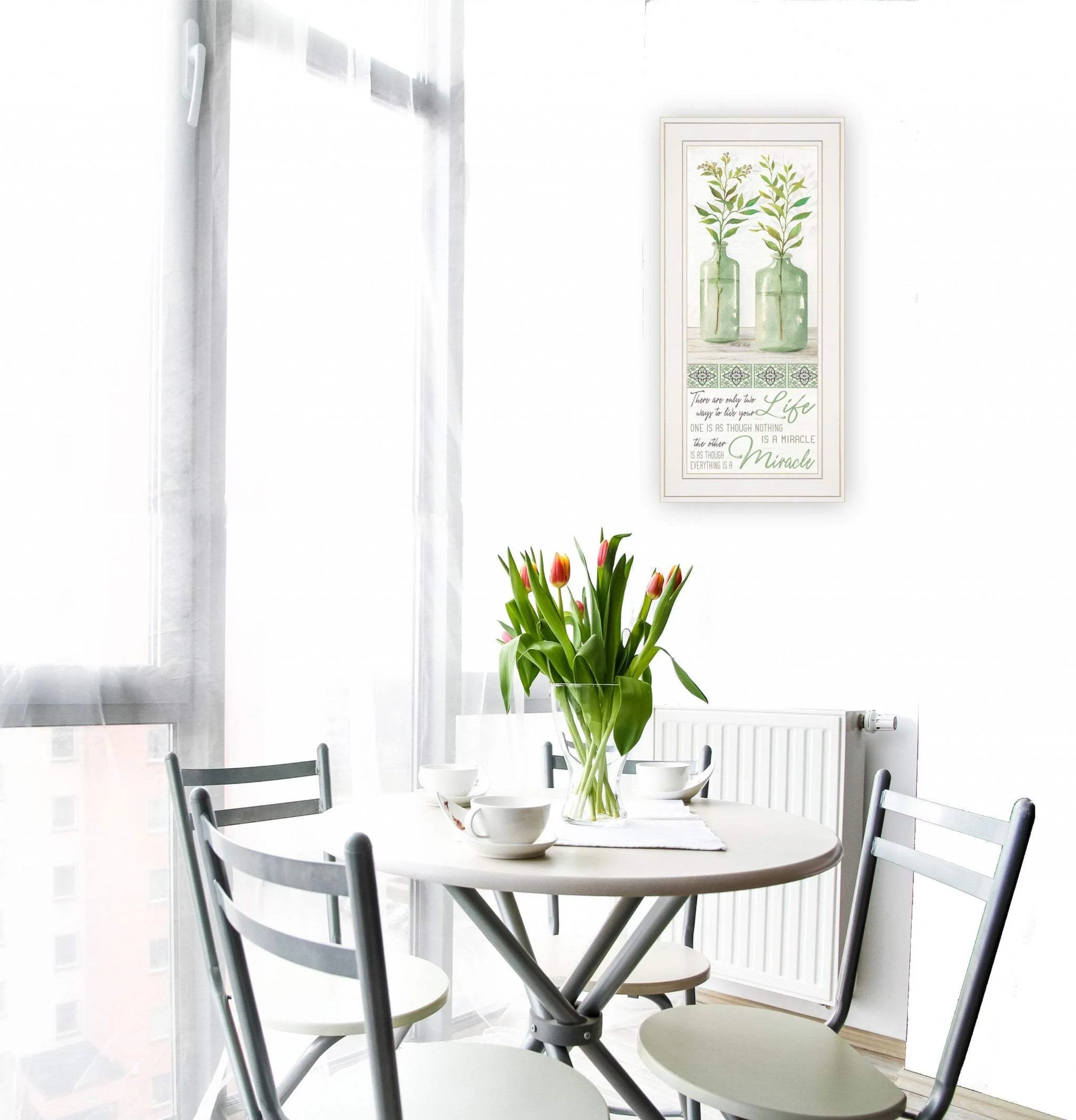 Live Your Life White Framed Print Wall Art - Image 4