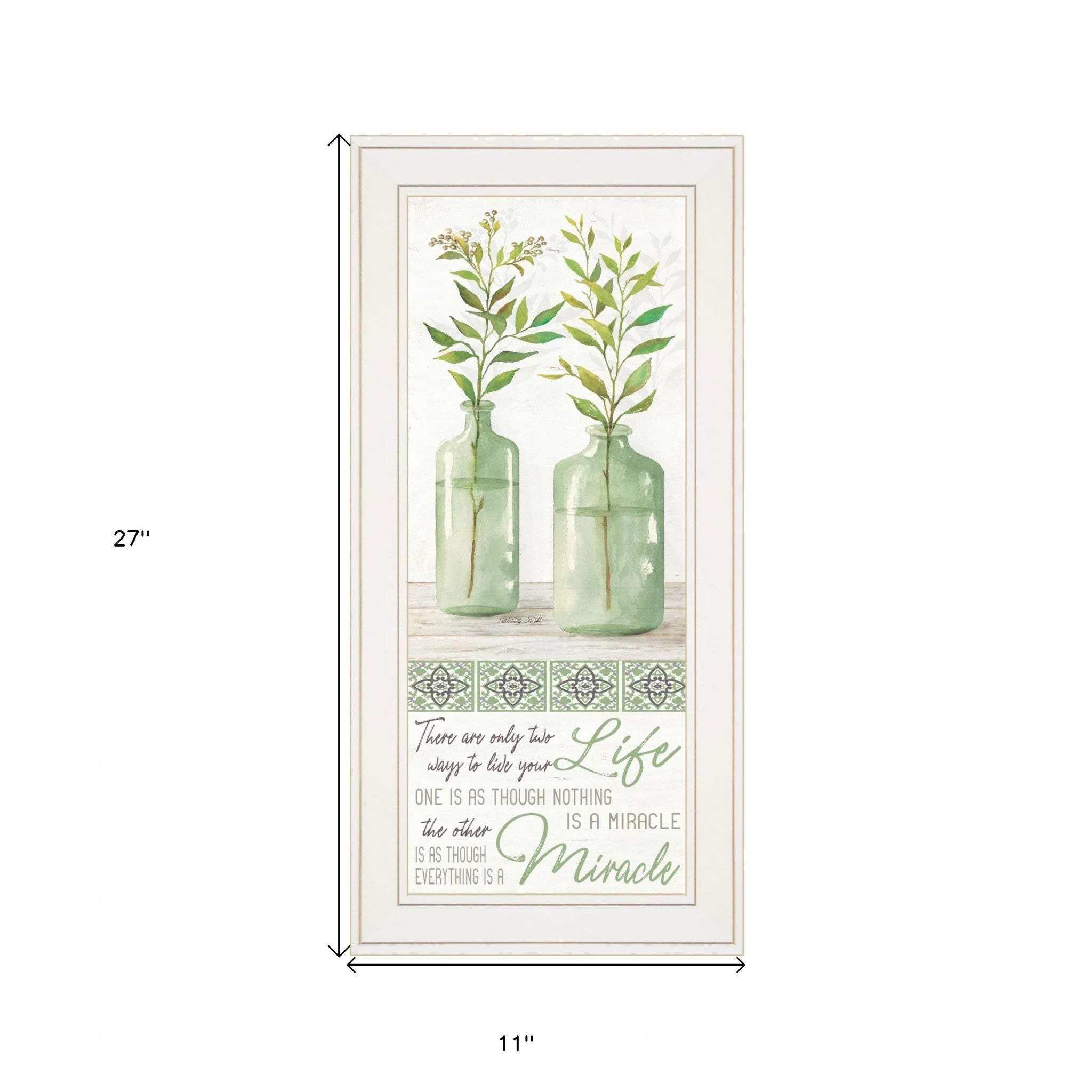 Live Your Life White Framed Print Wall Art - Image 5