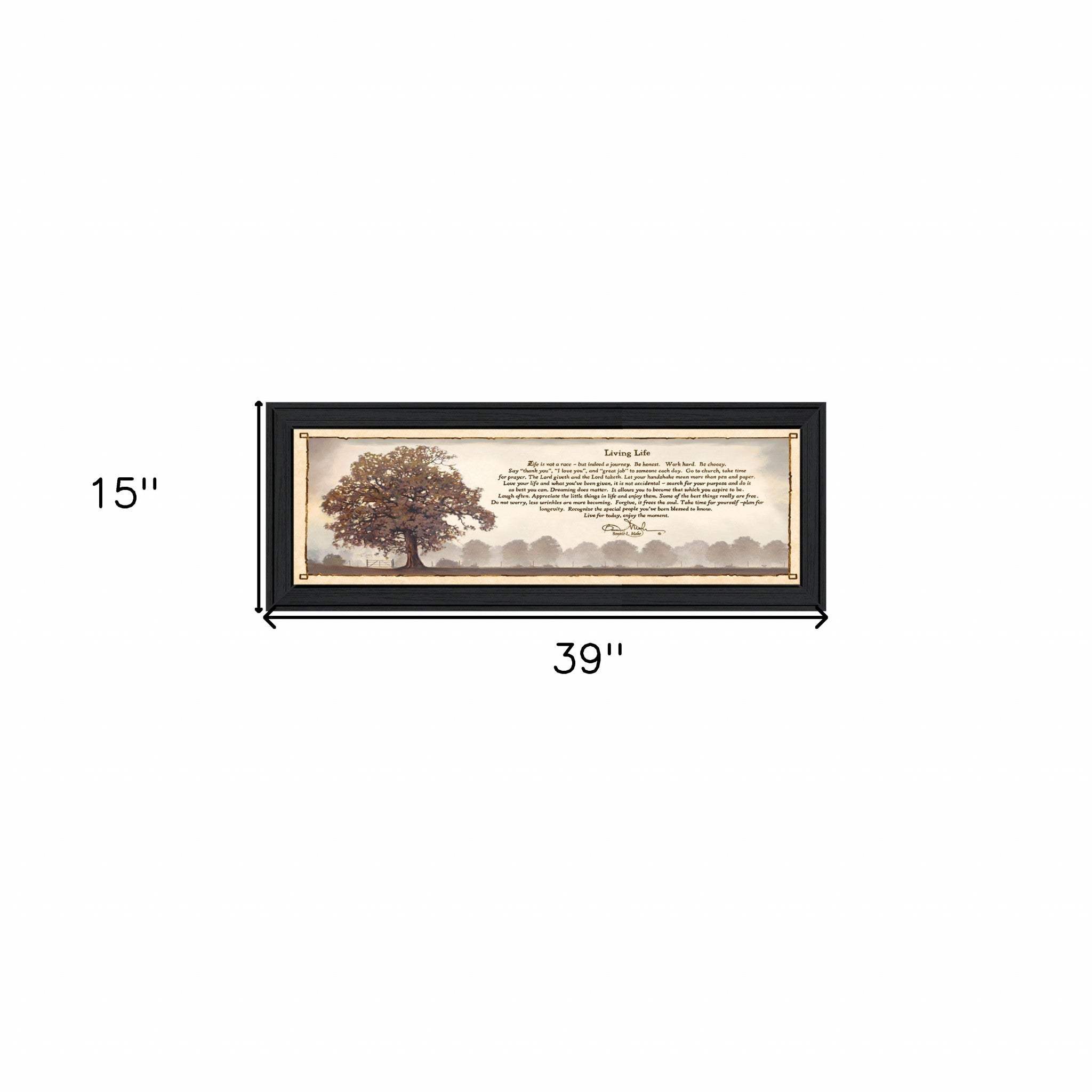 Living Life 11 Black Framed Print Wall Art - Image 5