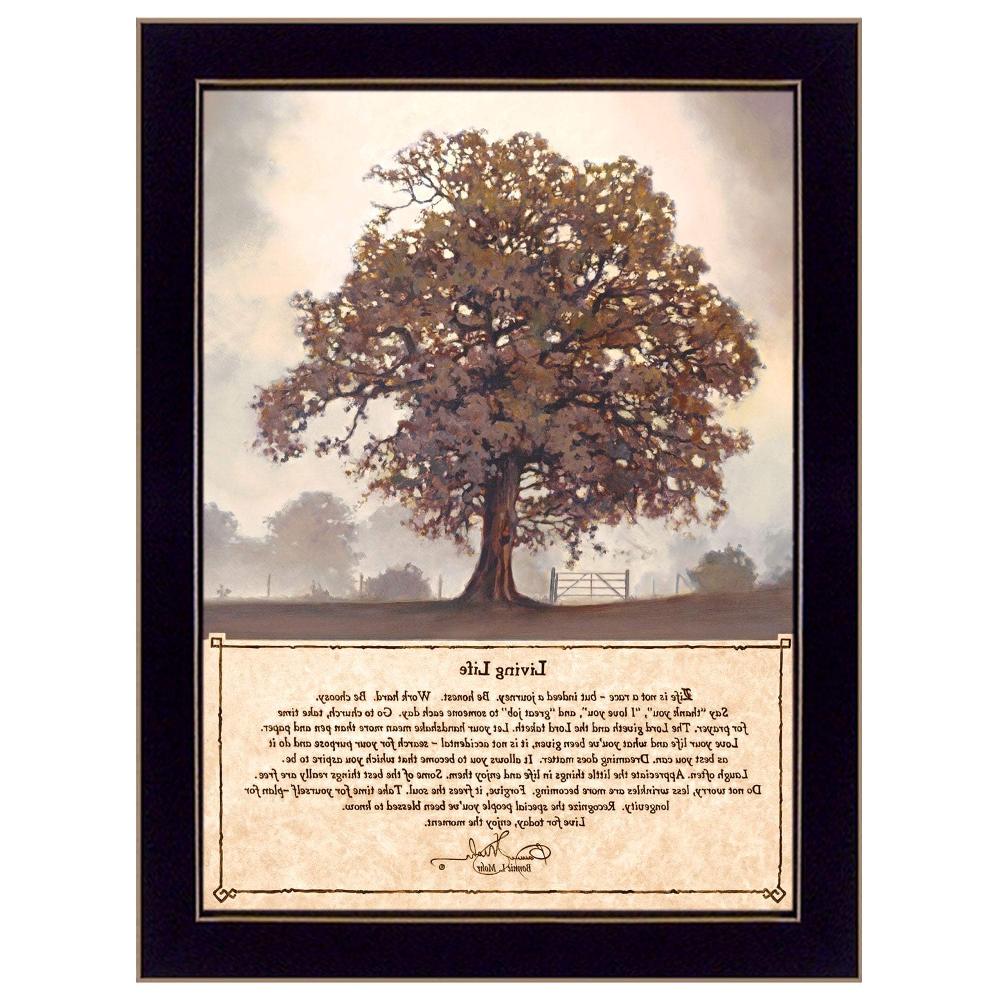 Living Life 4 Black Framed Print Wall Art - Image 3