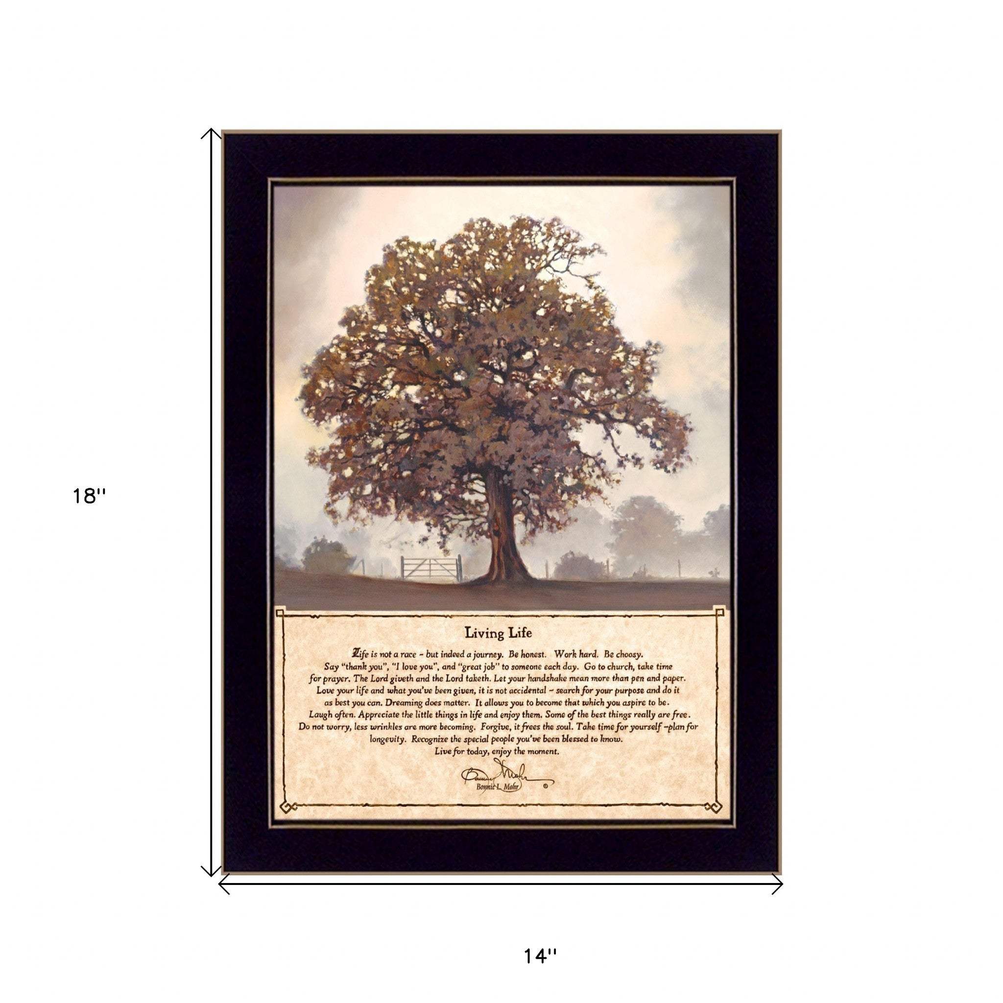Living Life 4 Black Framed Print Wall Art - Image 6