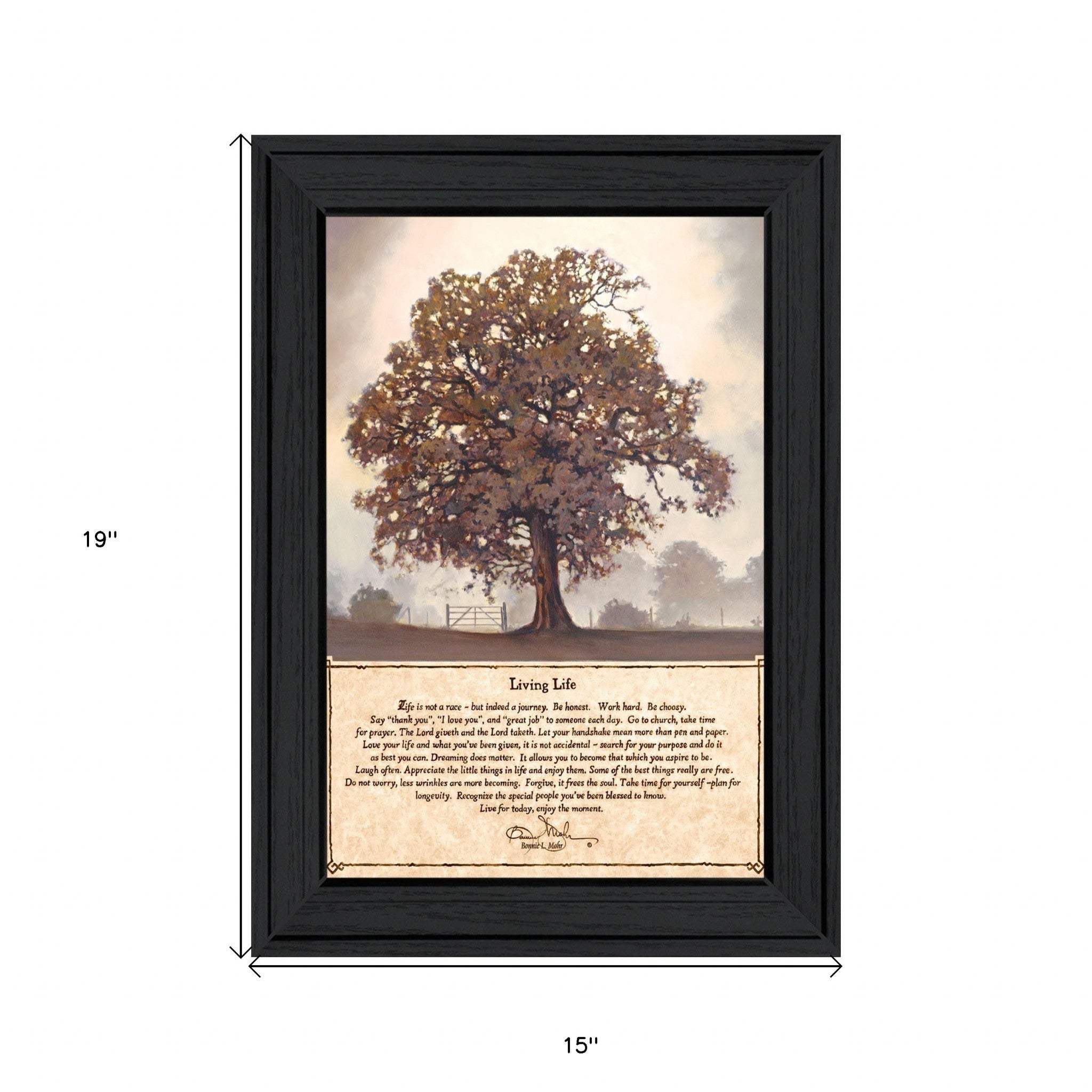Living Life 6 Black Framed Print Wall Art - Image 5