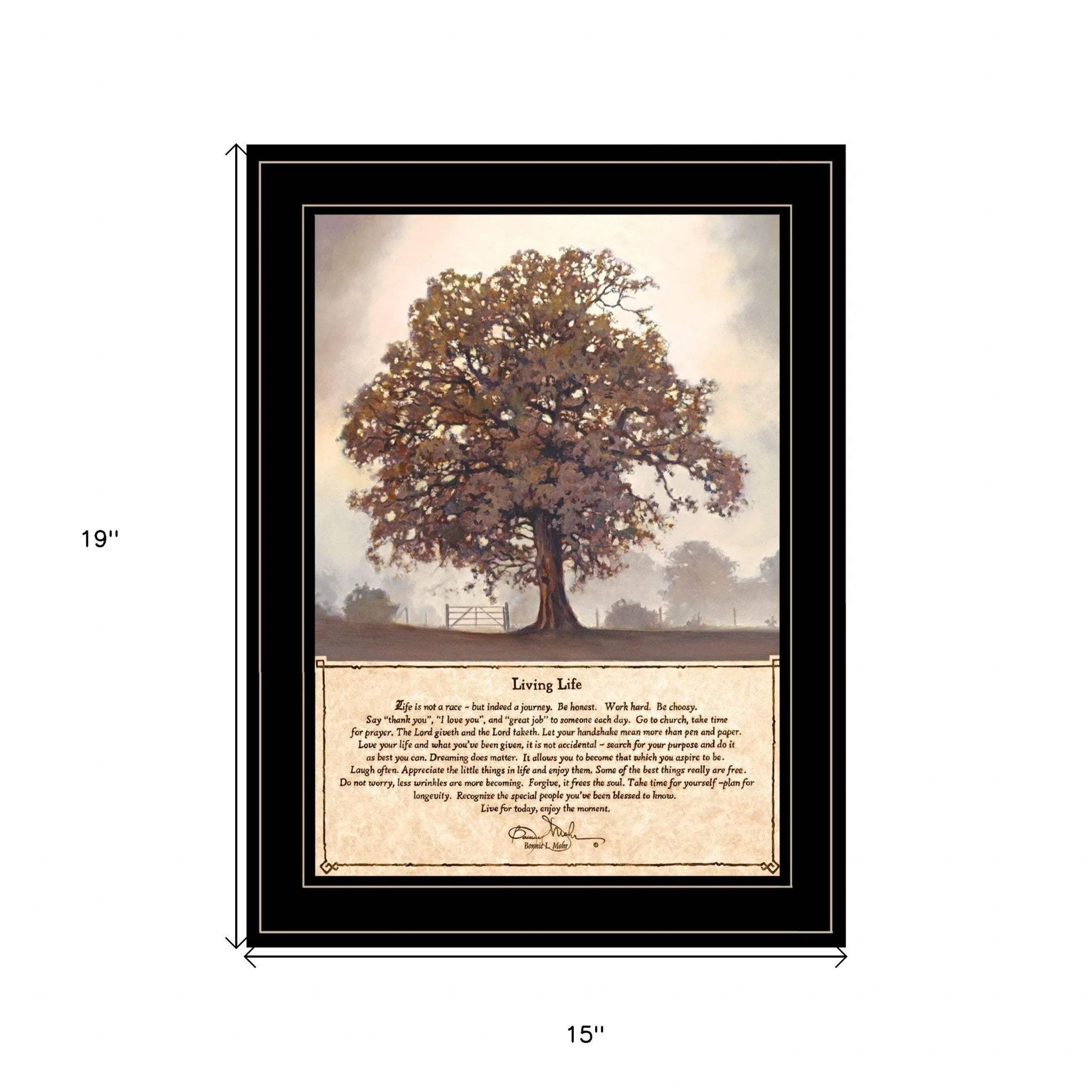 Living Life 7 Black Framed Print Wall Art - Image 5
