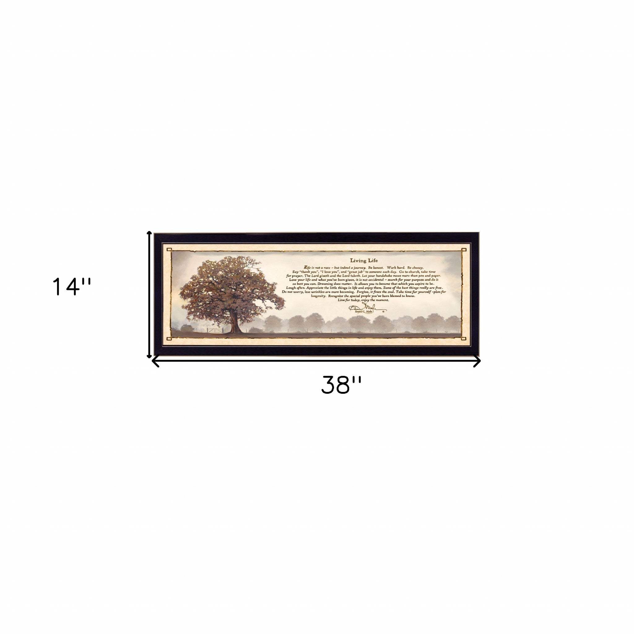 Living Life 9 Black Framed Print Wall Art - Image 5