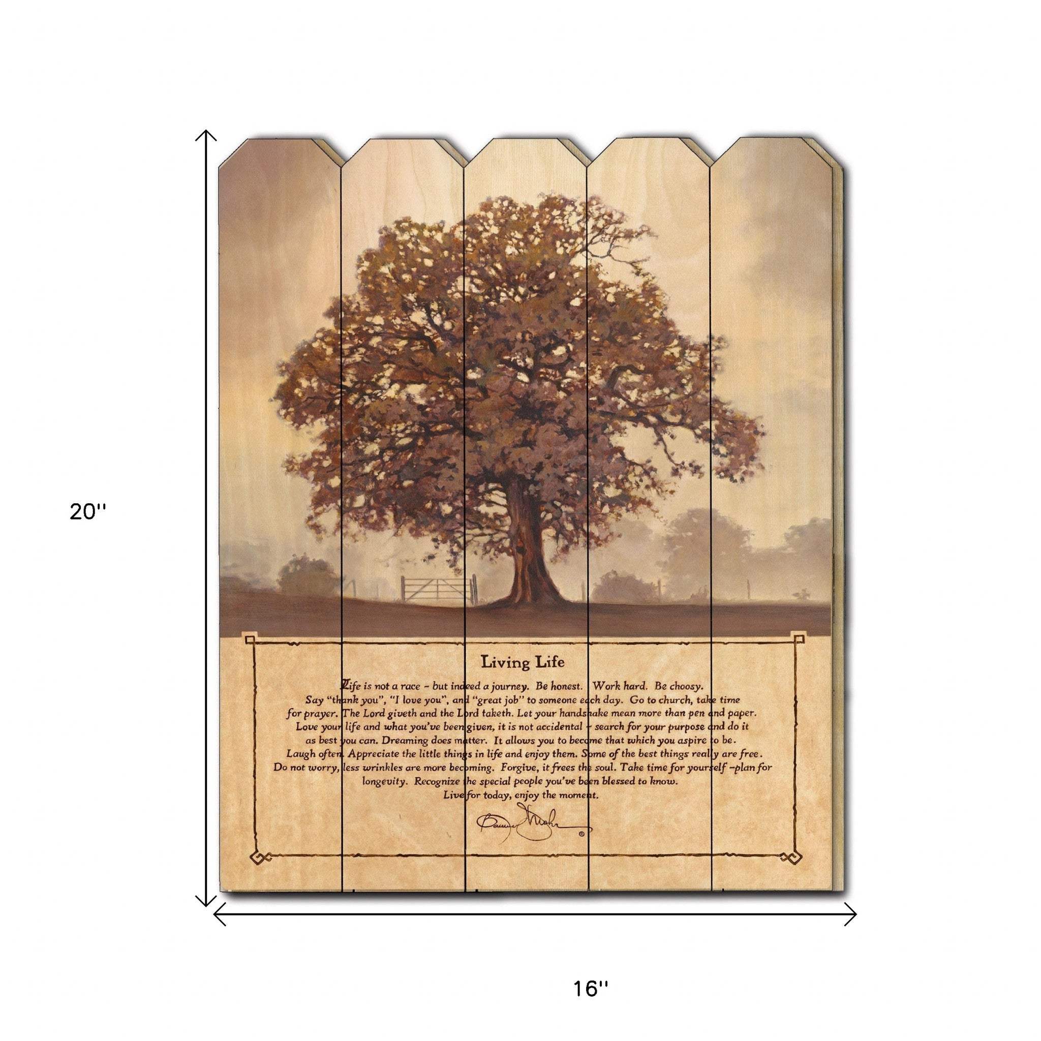 Living Life Unframed Print Wall Art - Image 5