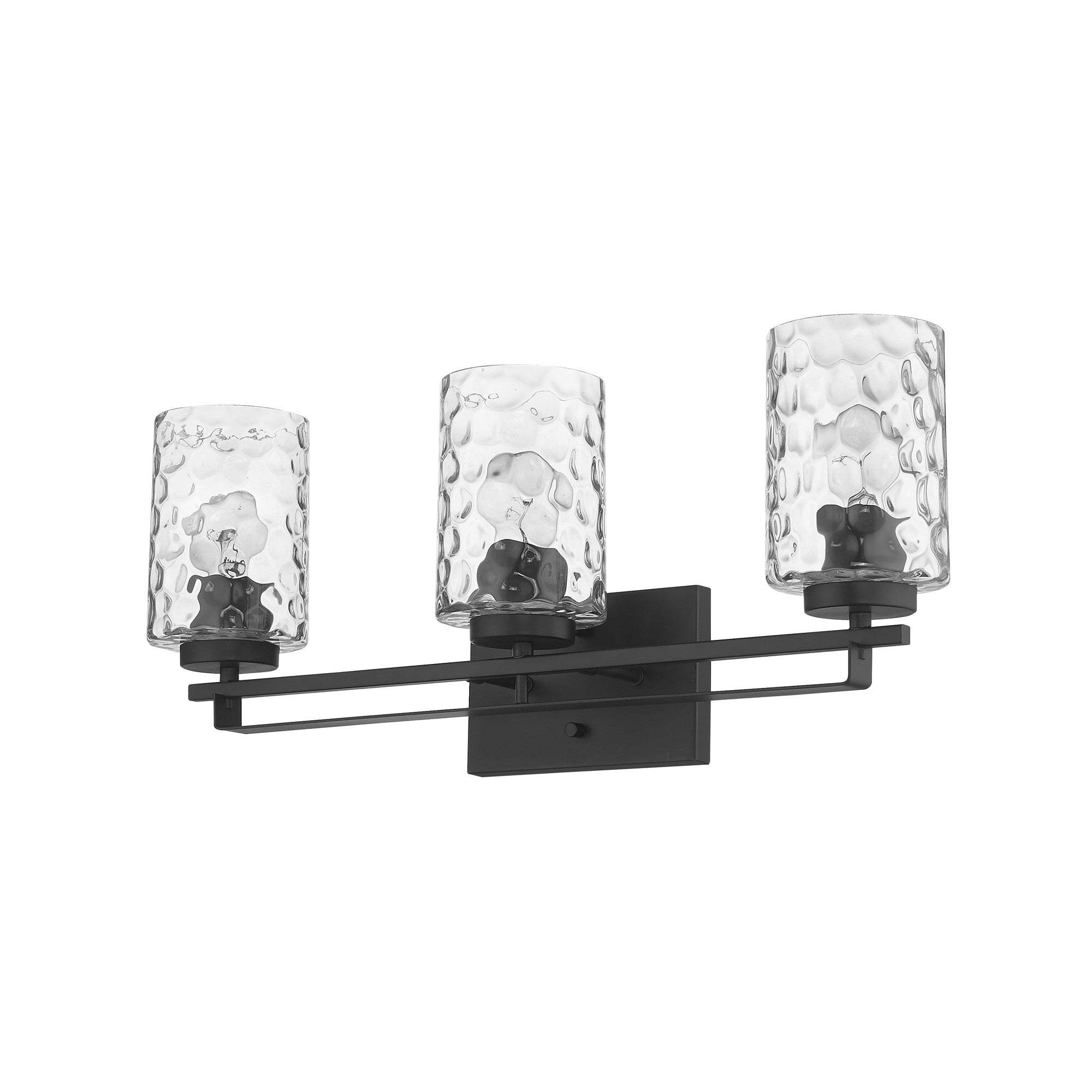 Livvy 3-Light Matte Black Vanity - Image 2