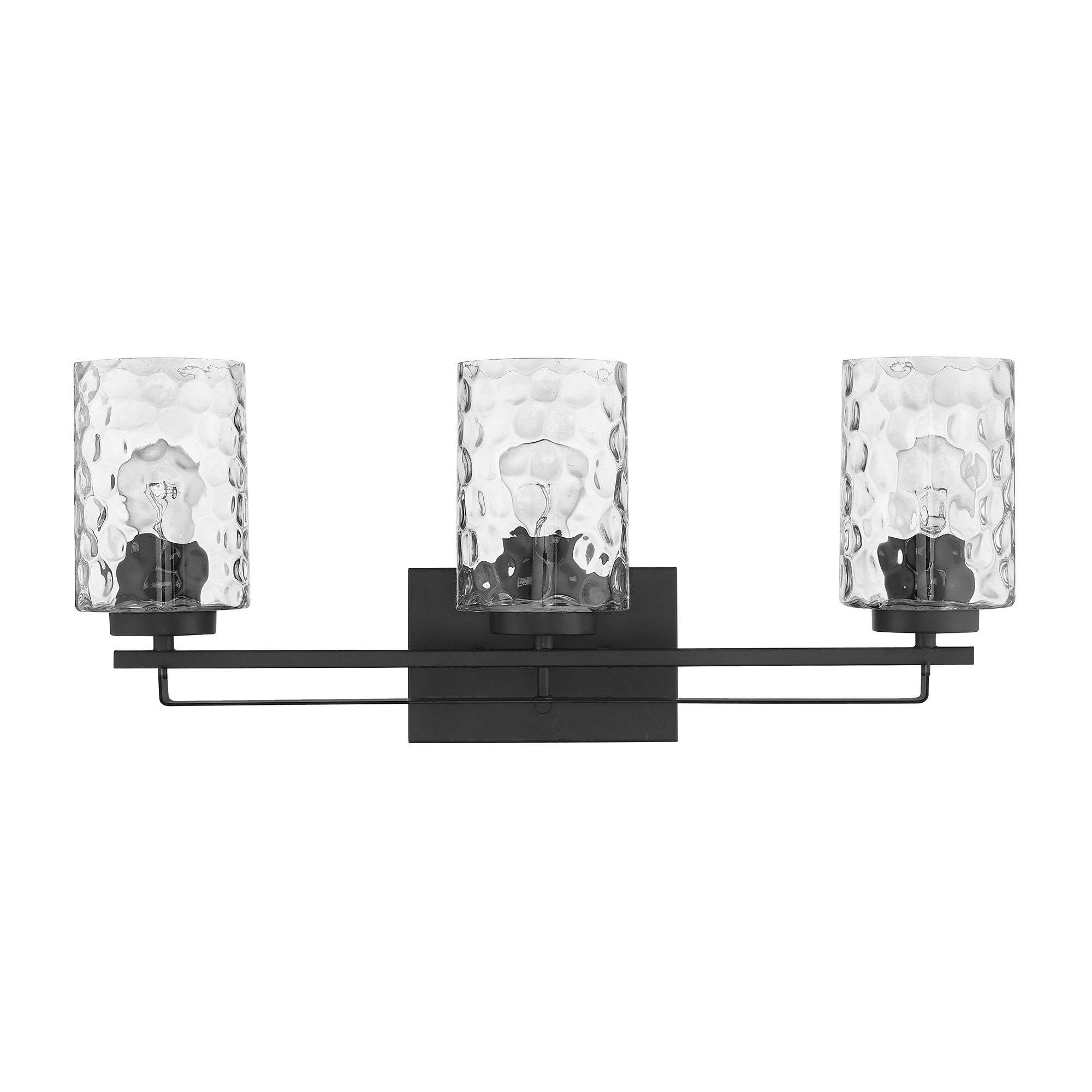 Livvy 3-Light Matte Black Vanity - Image 4