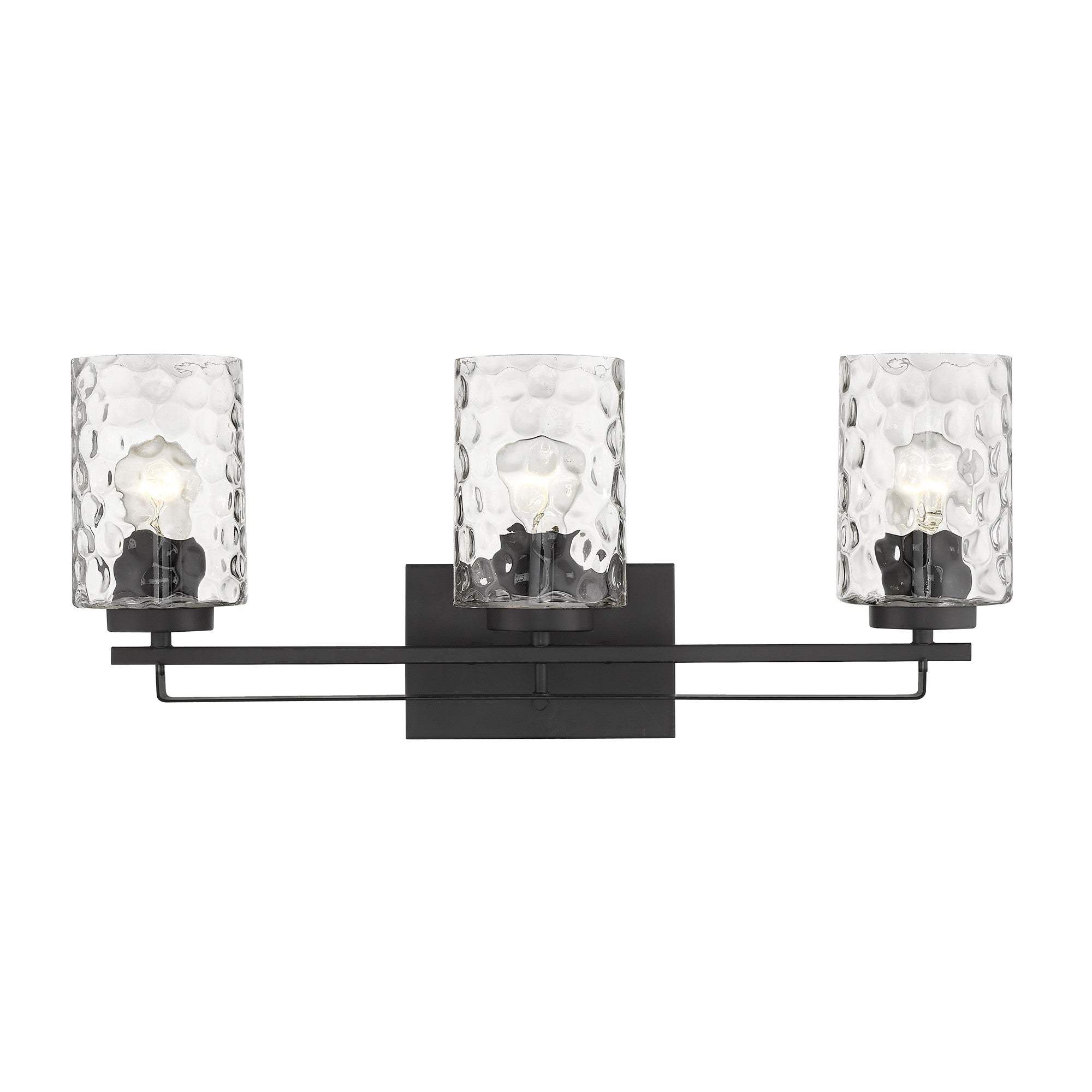 Livvy 3-Light Matte Black Vanity - Image 5