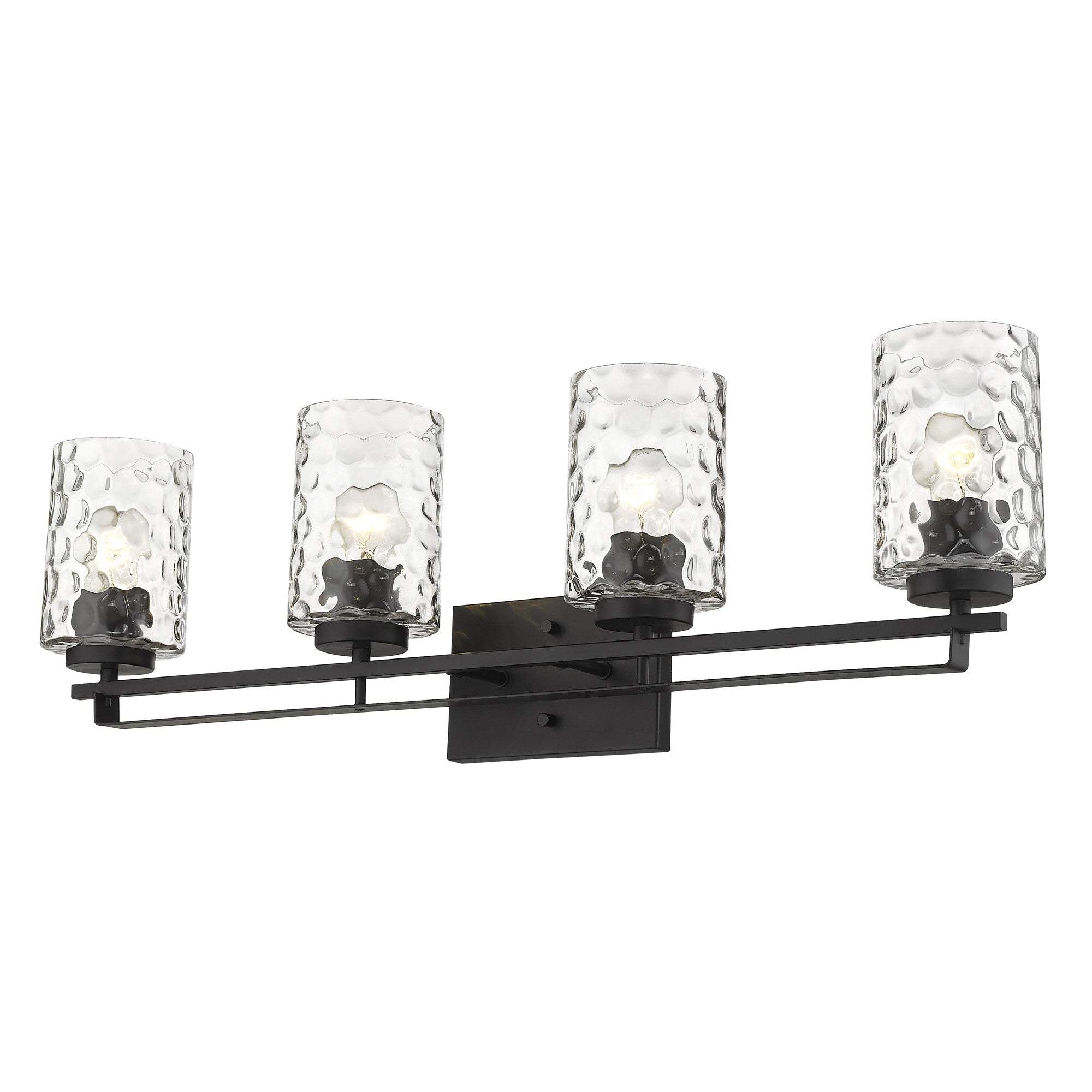 Livvy 4-Light Matte Black Vanity - Image 3