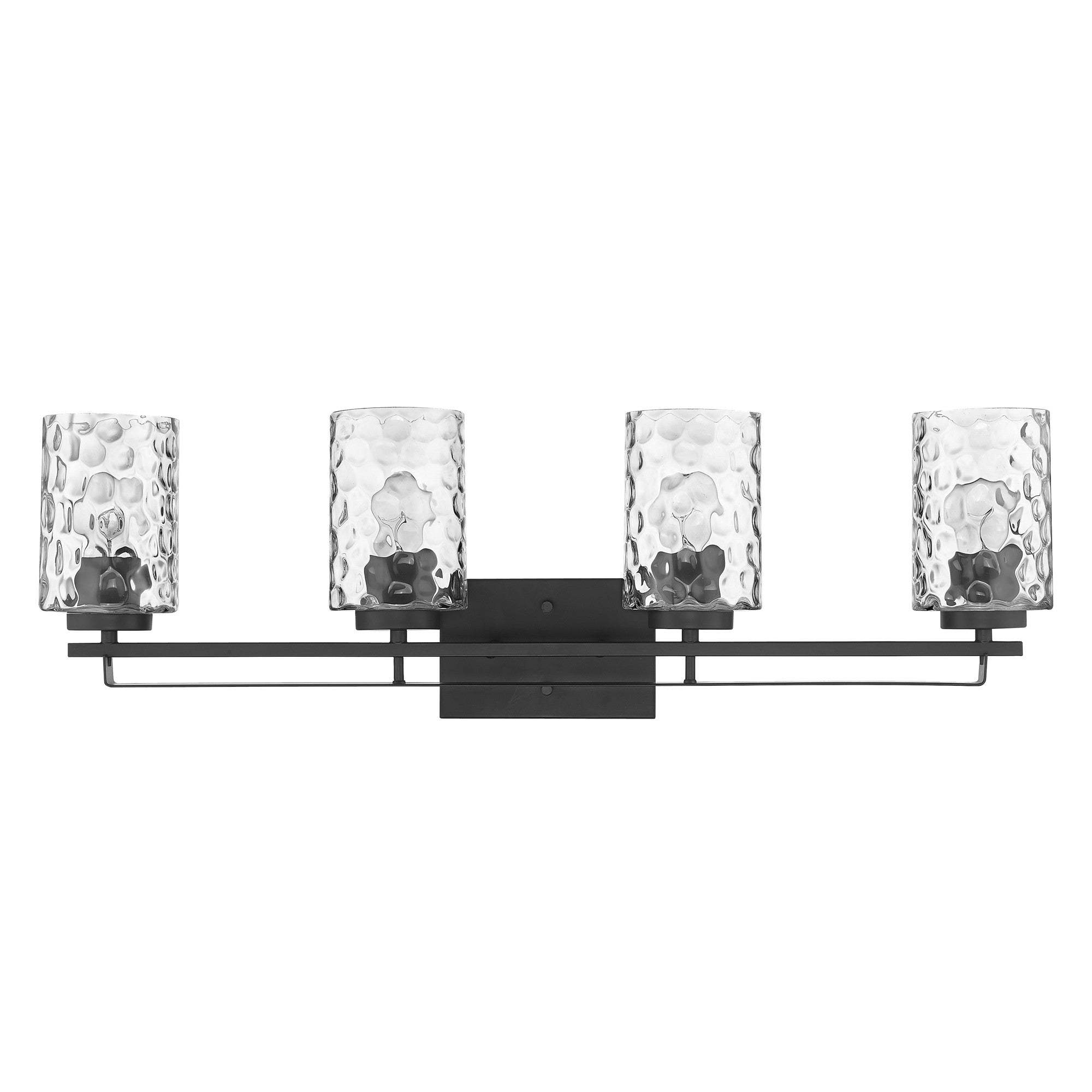 Livvy 4-Light Matte Black Vanity - Image 4